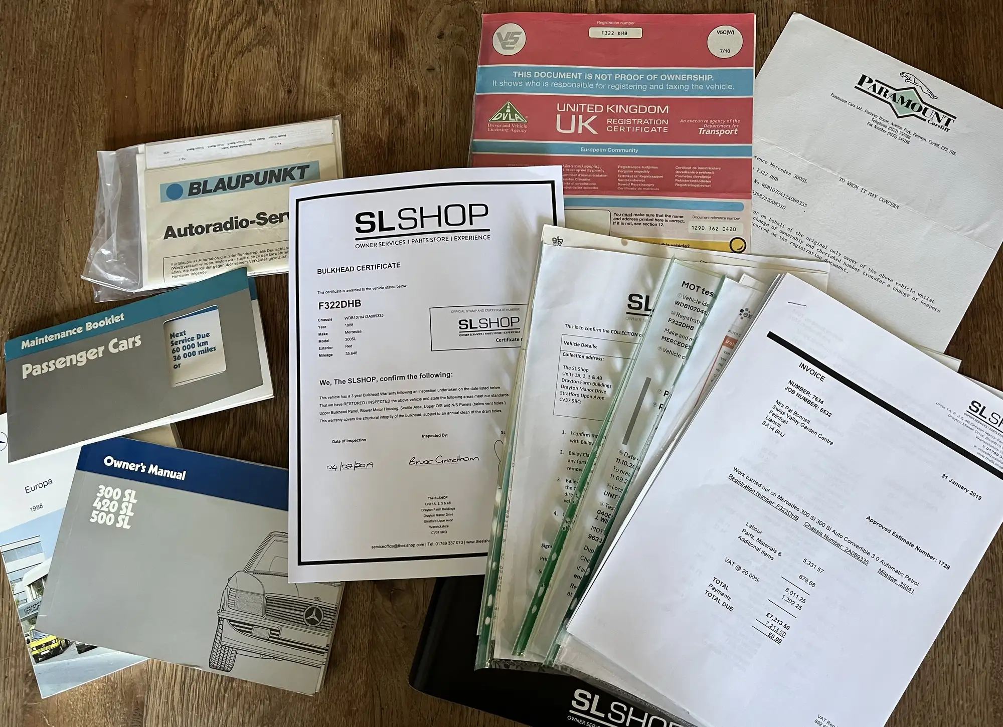 1988 Mercedes-Benz 300SL (R107) -Sold