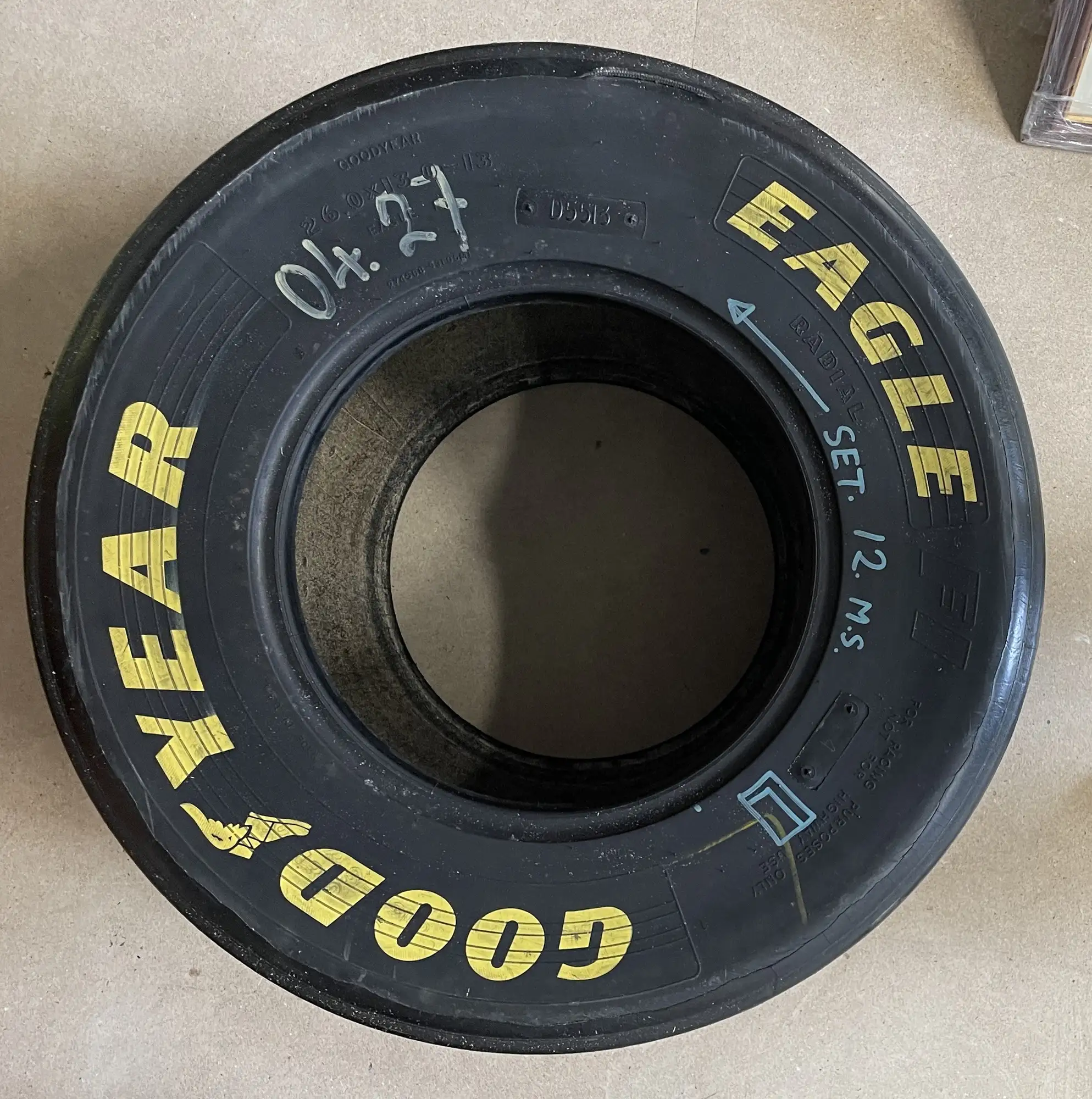 Iconic Auctioneers | 1993 Formula 1 Goodyear Eagle Tyre Table-For Sale