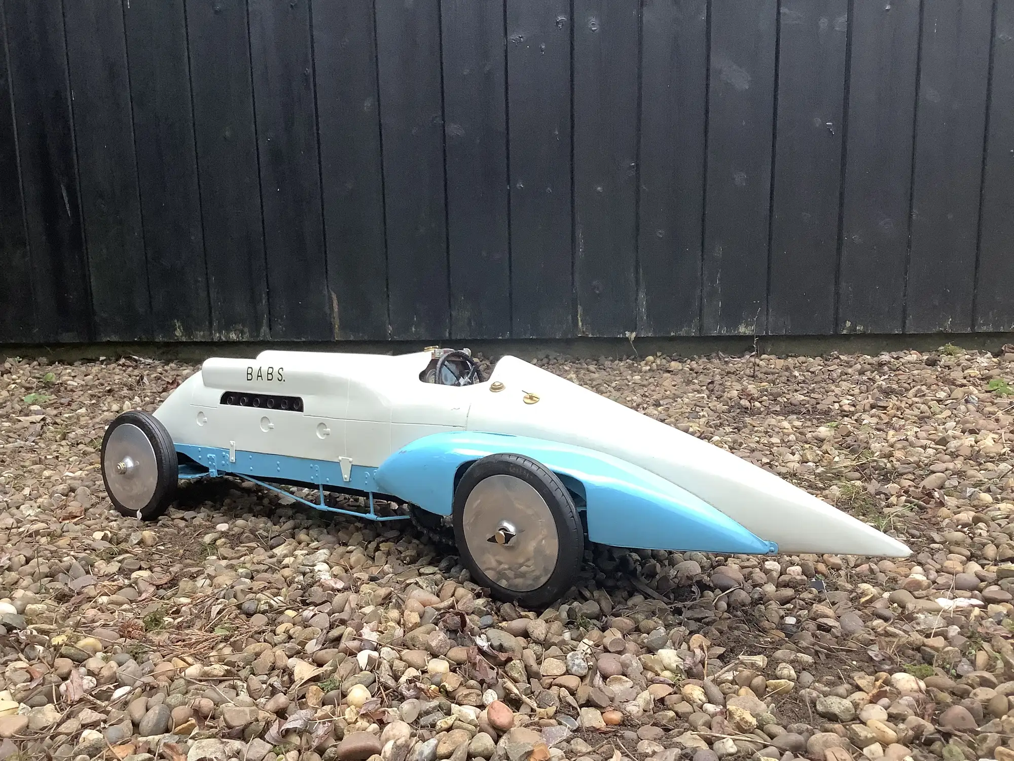 A Scratch Built Model of 'BABS' The Land Speed Record Car by-Sold