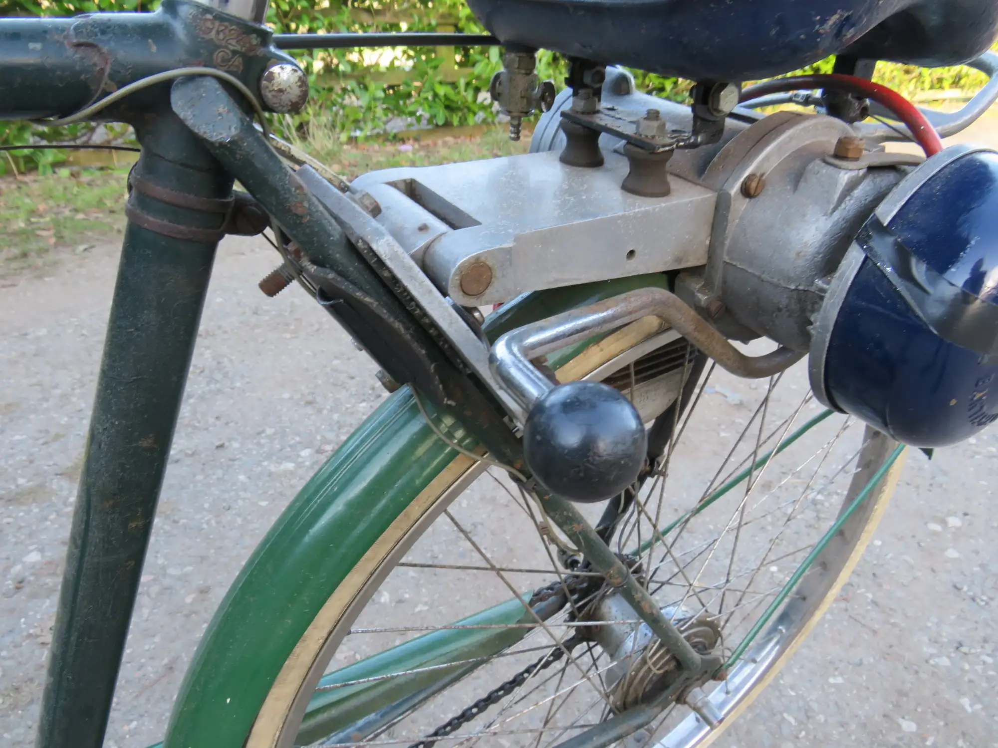 c1952 Power Pak 49cc & Gent's Triumph Bicycle-Sold