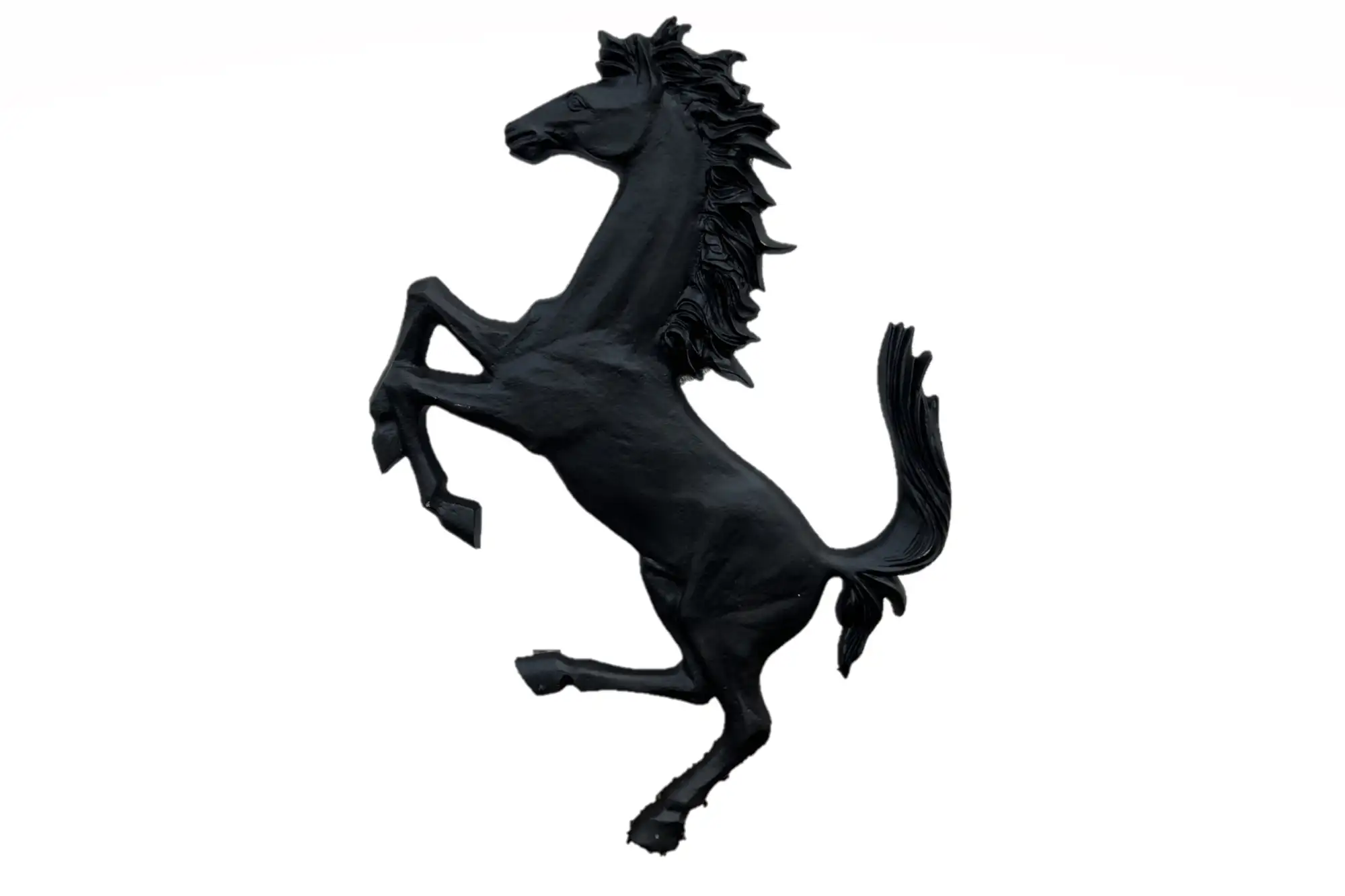 Large Aluminium 'Ferrari'-Style Cavallino Rampante Wall Sign-For Sale