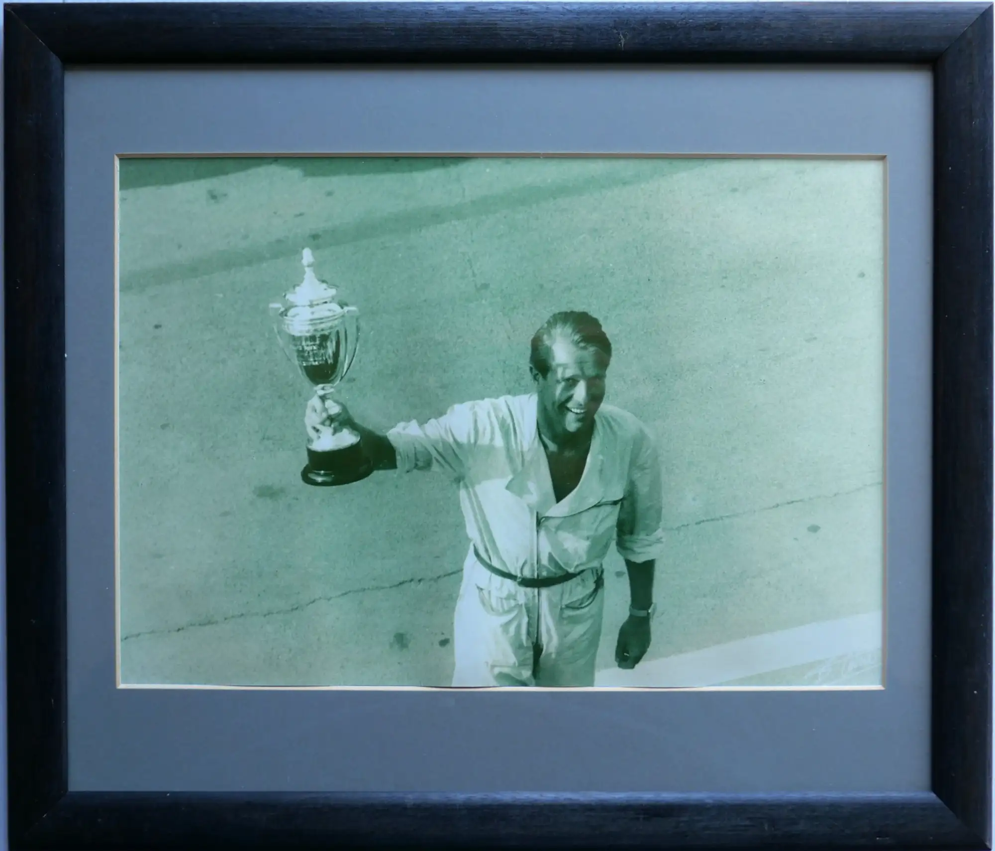 Heroes of Speed from the 1950s Framed and Glazed Photos-For Sale
