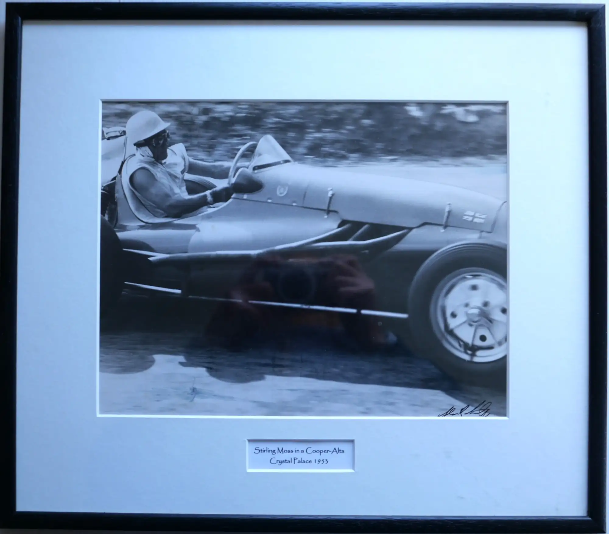 Heroes of Speed from the 1950s Framed and Glazed Photos-For Sale