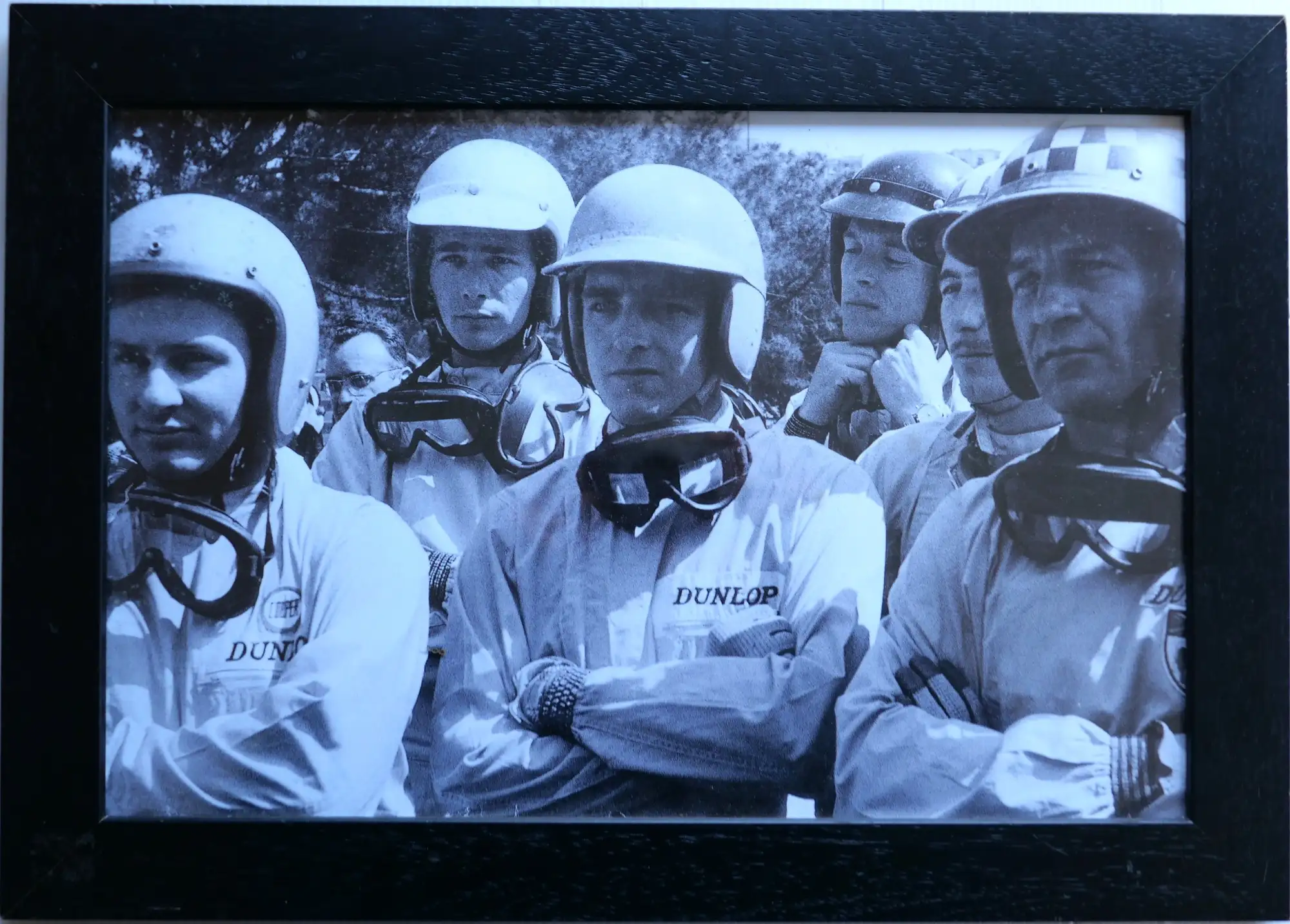 Heroes of Speed from the 1950s Framed and Glazed Photos-For Sale