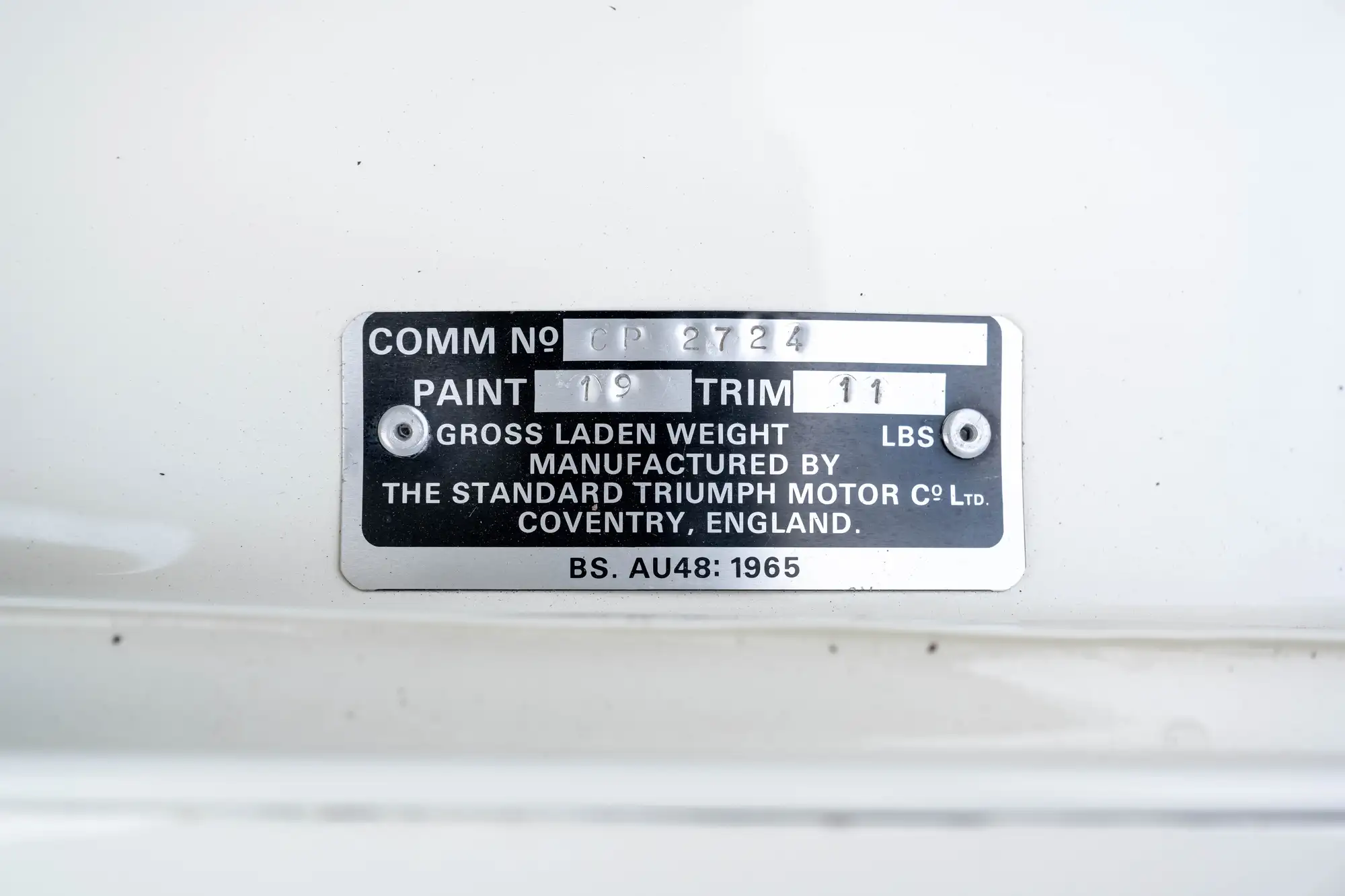 1968 Triumph TR5 - Original UK RHD-For Sale