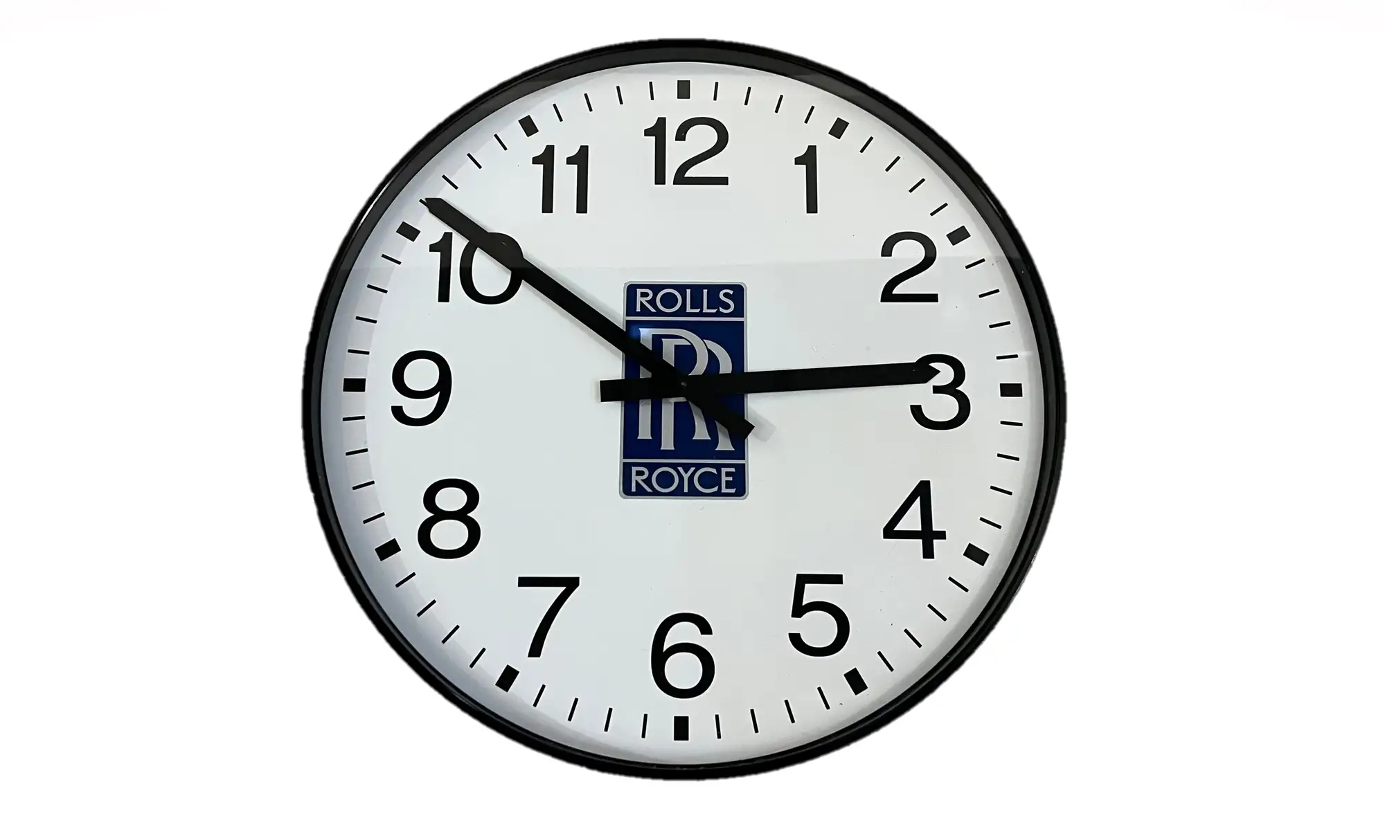 'Rolls-Royce' Themed Large Quartz Dealership-Type Wall Clock-For Sale