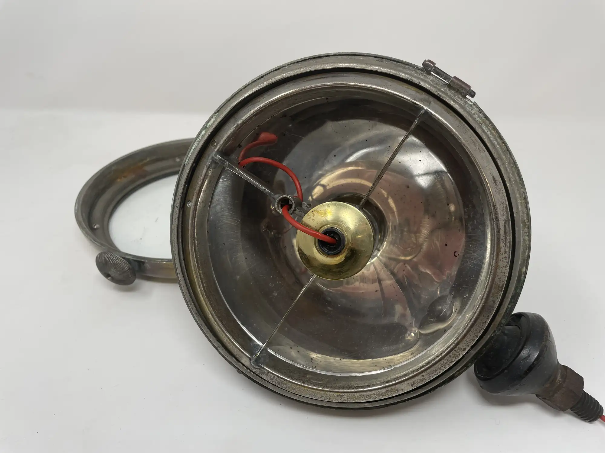 c.1920s Stephen Grebel of Paris Projex Type 3R Search Light-For Sale
