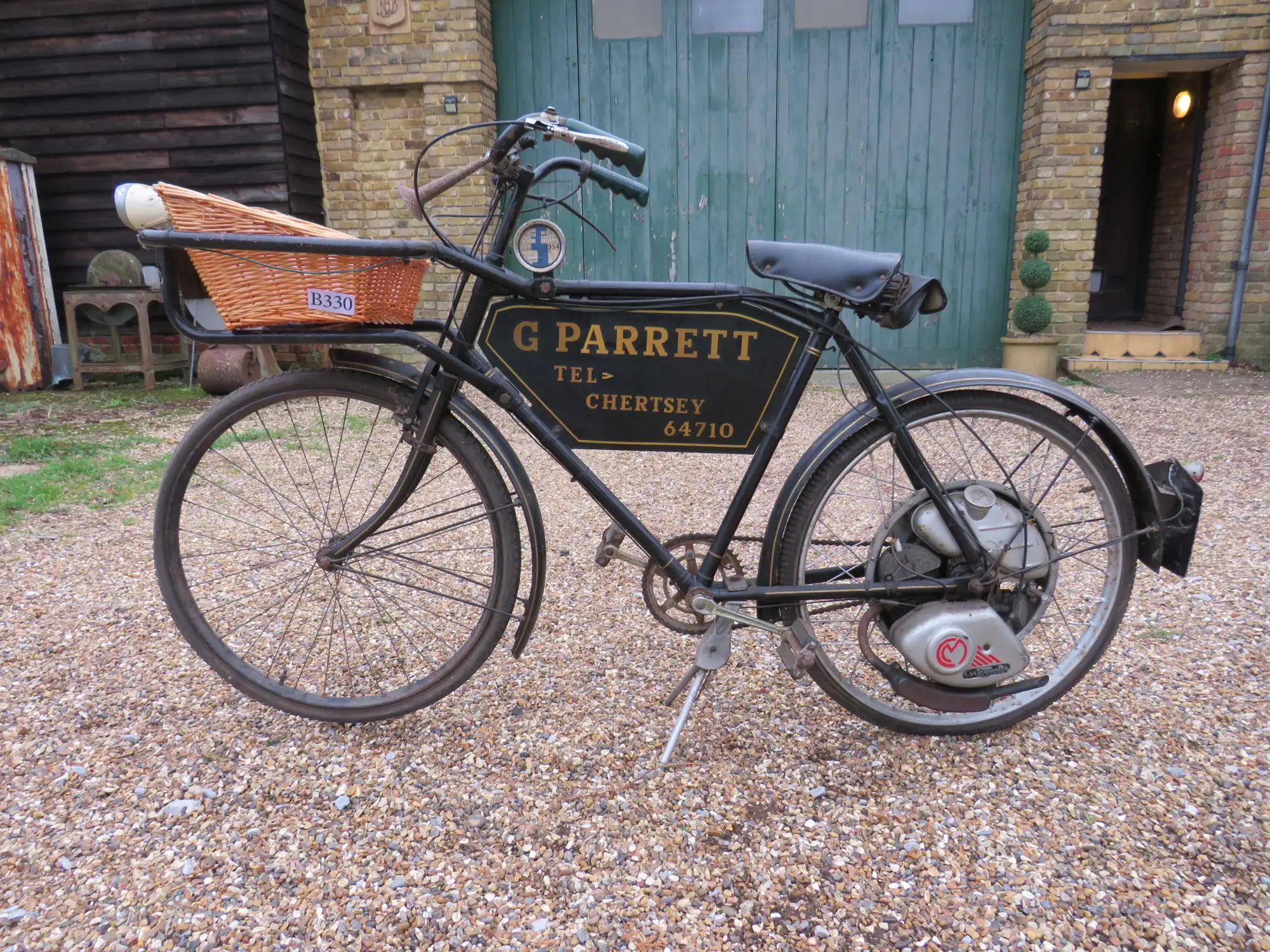 c1952 Butchers Bike Cyclemaster 32cc-Sold
