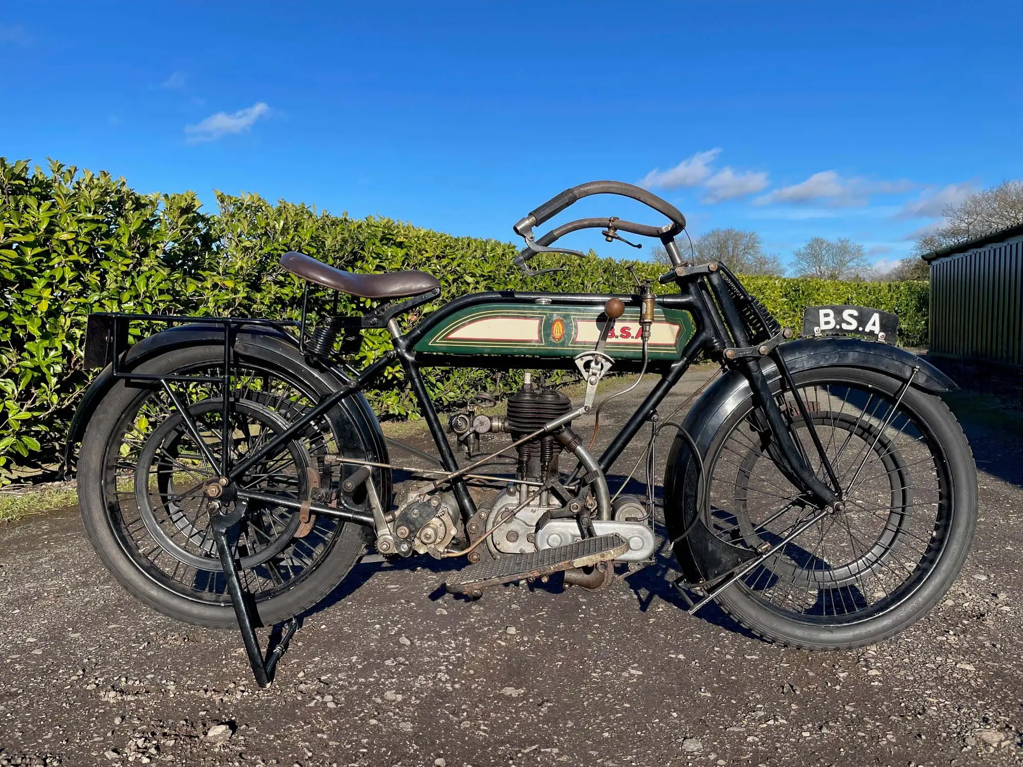 1918 BSA 4 1/4 hp Model K 557cc-Sold