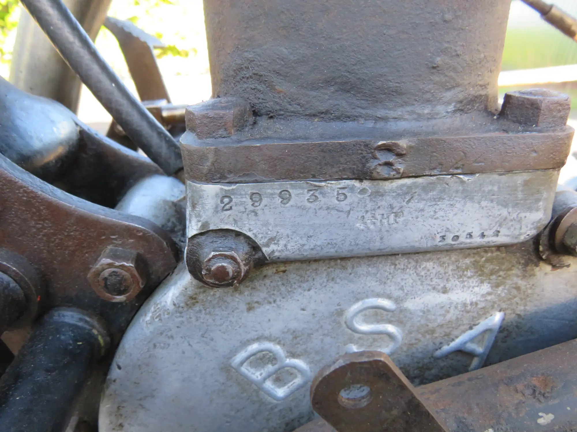 1918 BSA 4 1/4 hp Model K 557cc-Sold