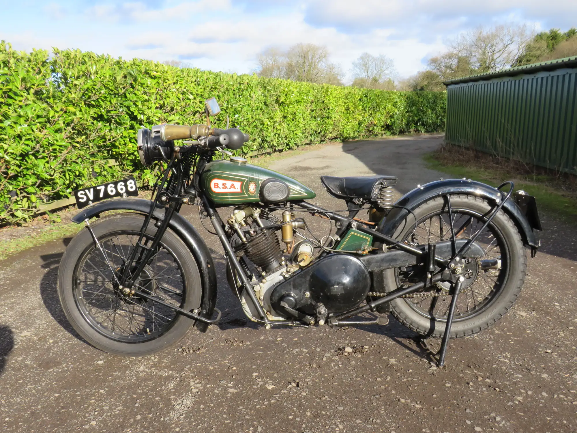 1927 BSA S27 Sloper 493cc-Sold