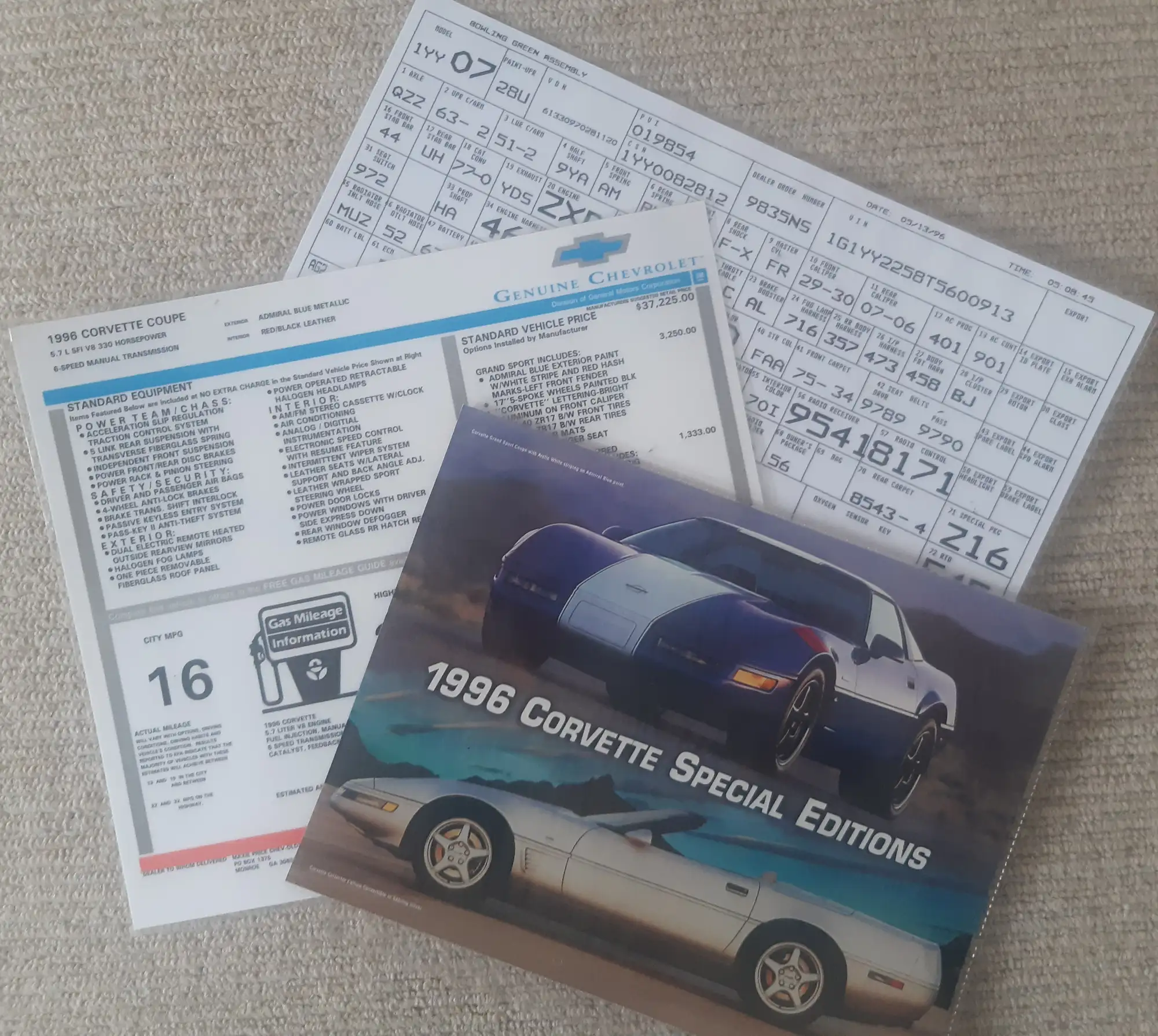 1996 Chevrolet Corvette C4 Grand Sport Coupe-Sold