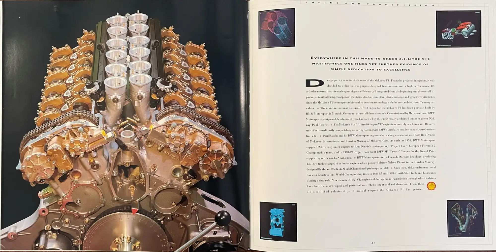 1992 McLaren F1 Launch Brochure in Presented in it's Orginal-Sold