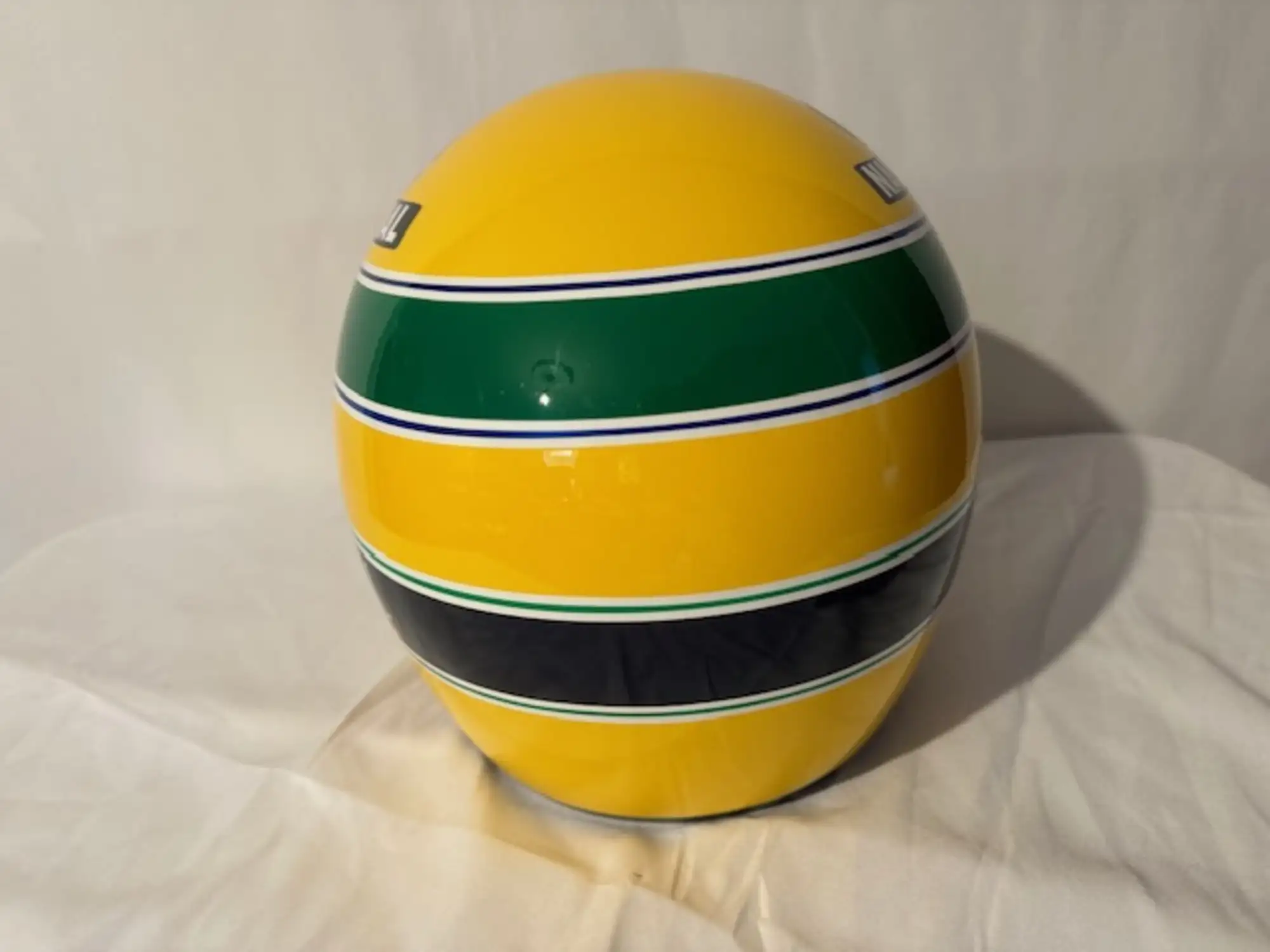 Ayrton Senna Replica Colours Helmet Produced in 1993 by Shoe-Sold