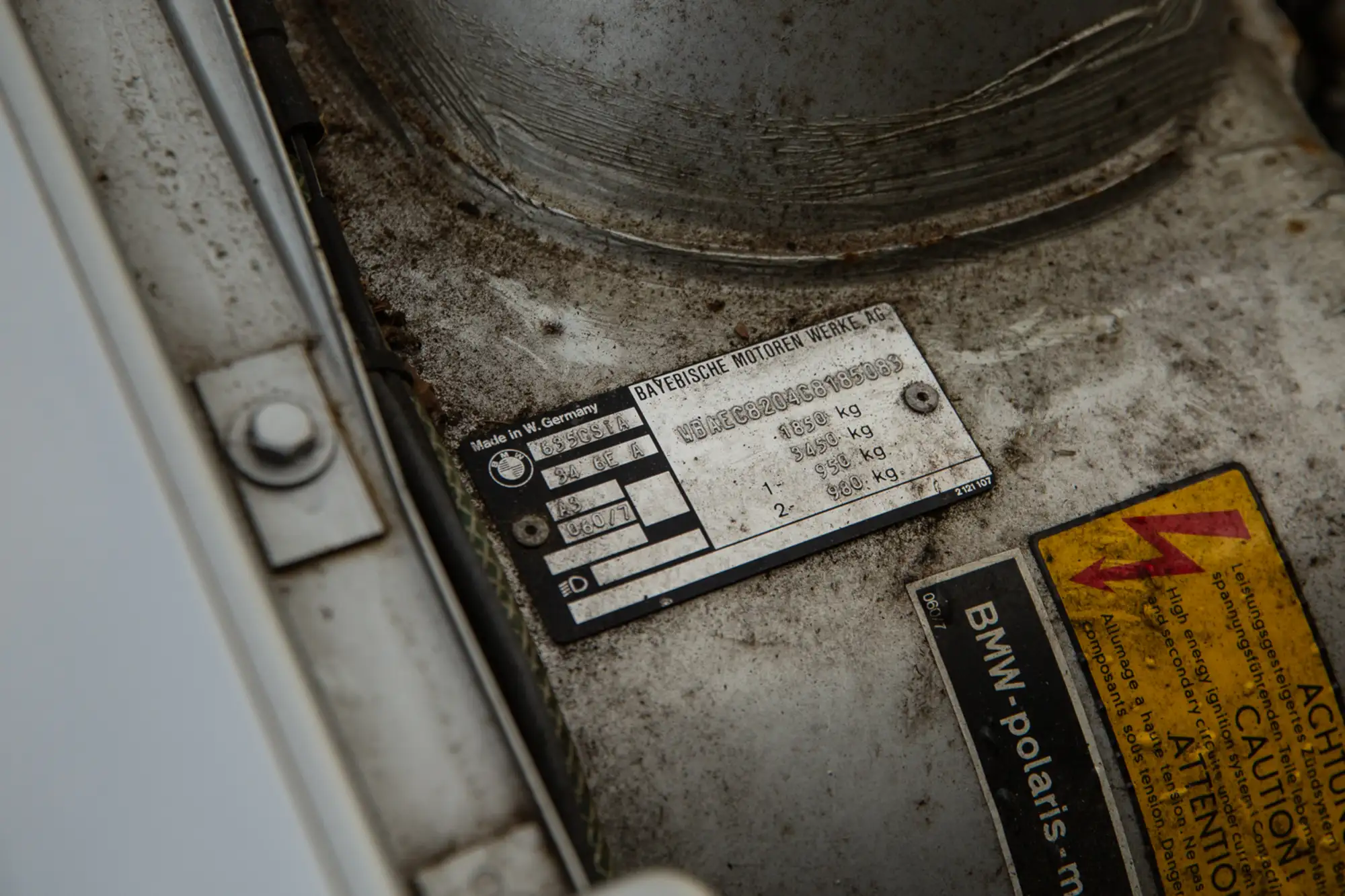 1982 BMW 635 CSi (E24) - 27,000 miles-Sold