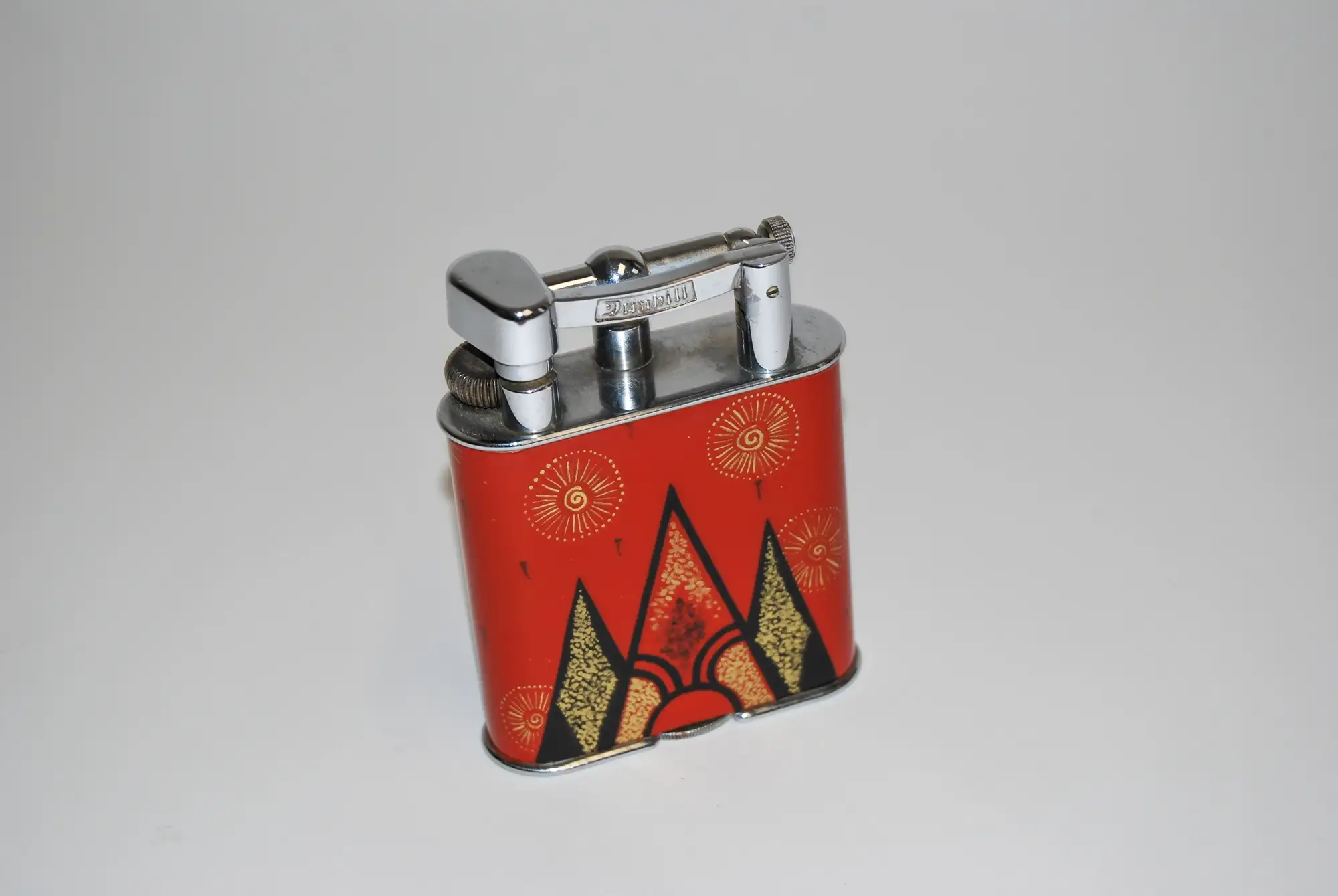 Alfred Dunhill Enamel Art Deco Table Lighter c.1930s
