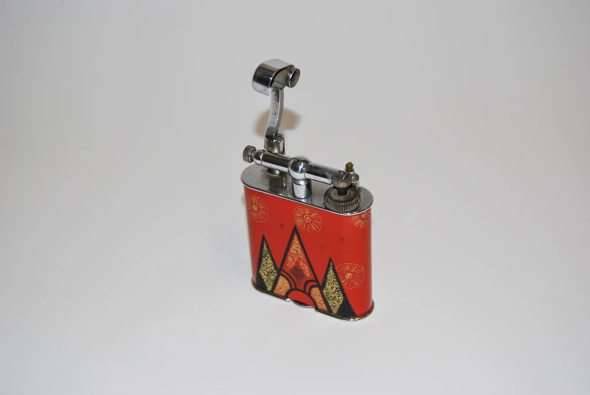 Alfred Dunhill Enamel Art Deco Table Lighter c.1930s