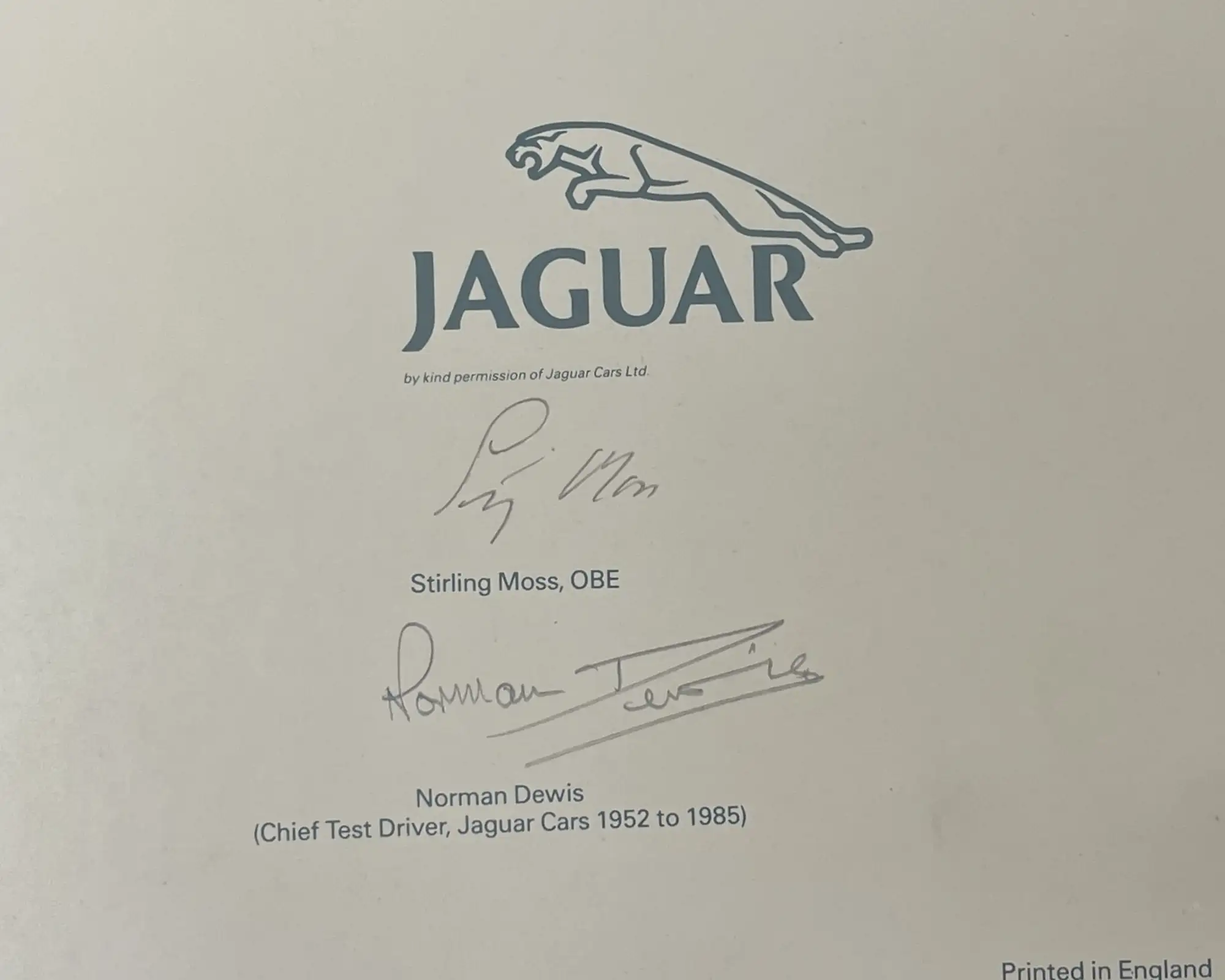 Jaguar D-Type at Le Mans and Buckingham Print of Jaguar D-Ty-Sold