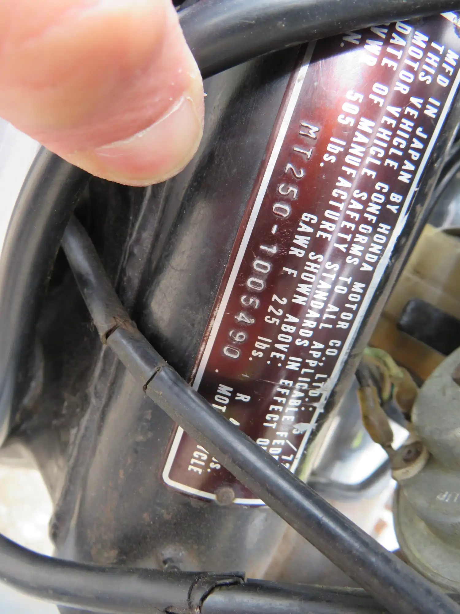 1974 Honda MT250 K0 Elsinore 248cc-Sold