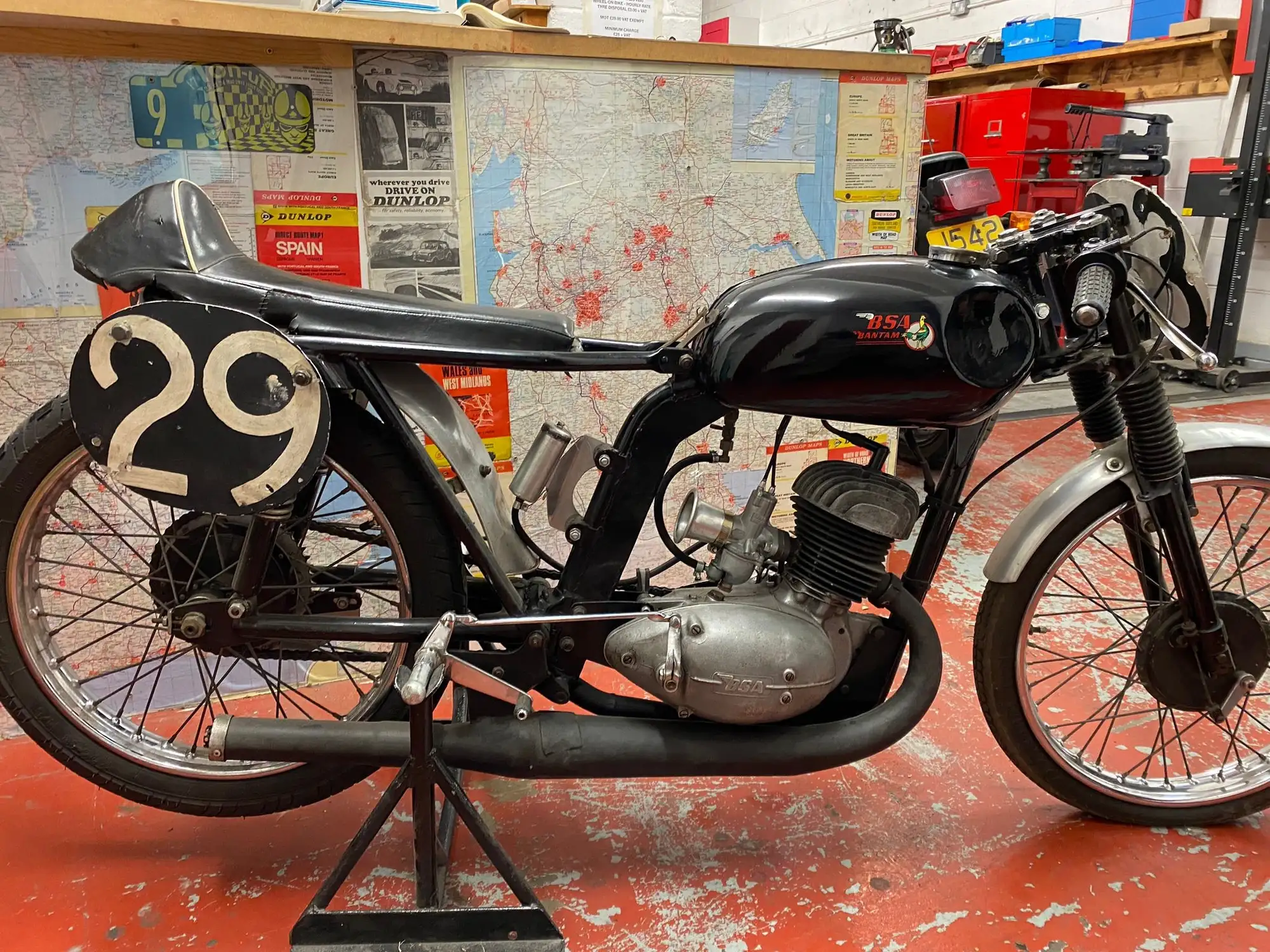c1955 BSA Bantam Racer 125cc-Sold