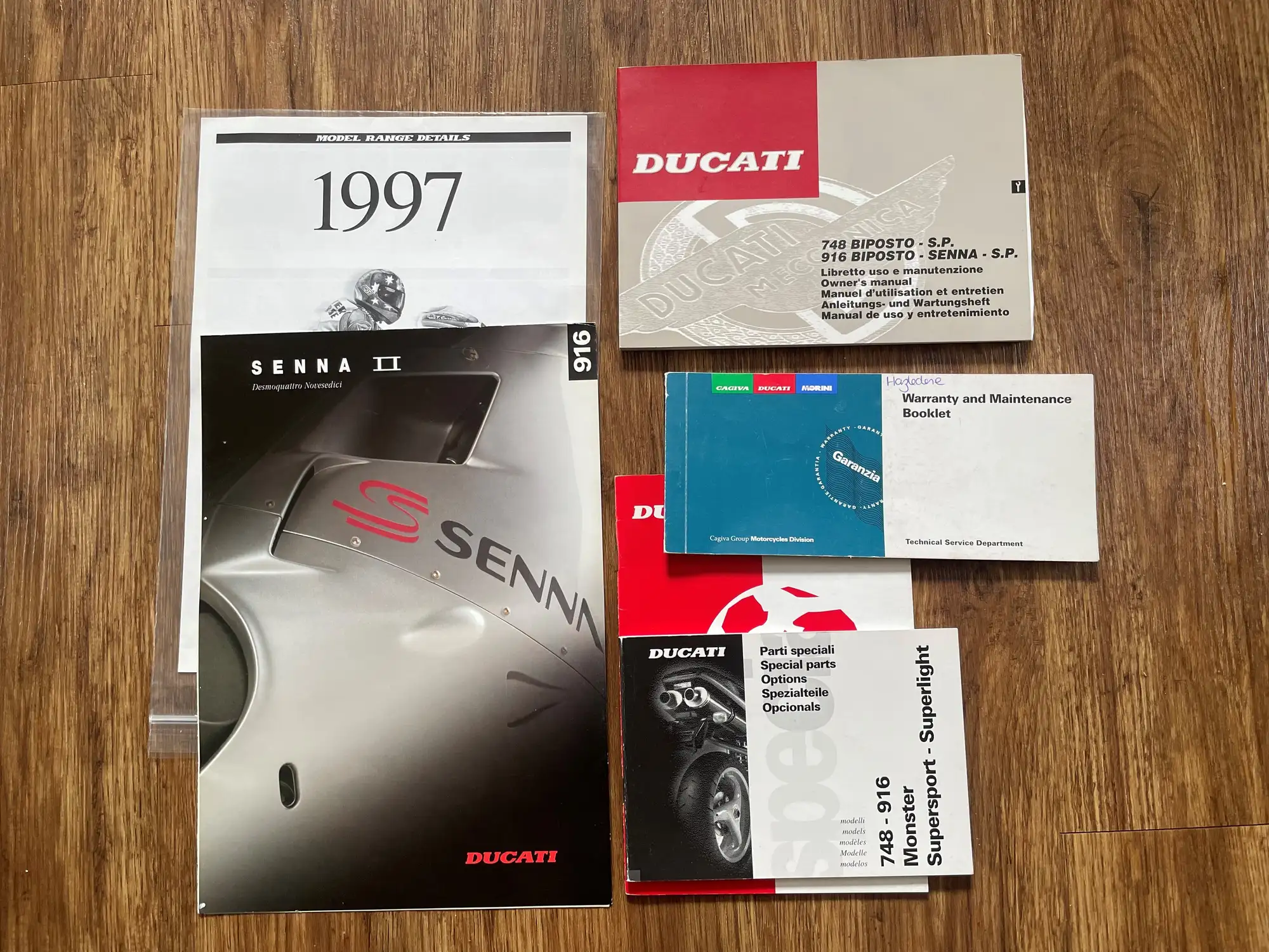 1997 Ducati 916 Senna II 916cc-Sold