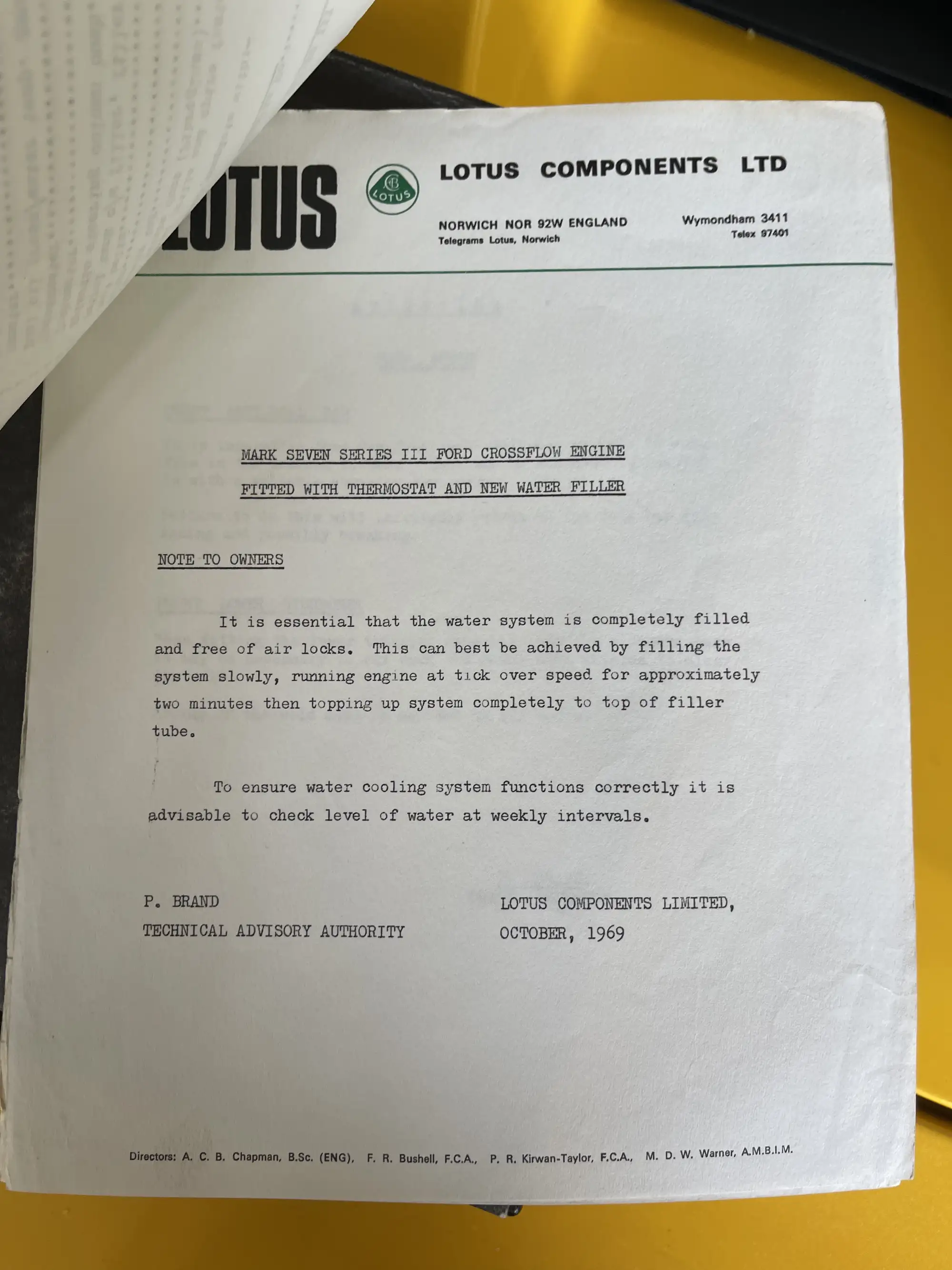 1970 Lotus 7 Series 3-Sold