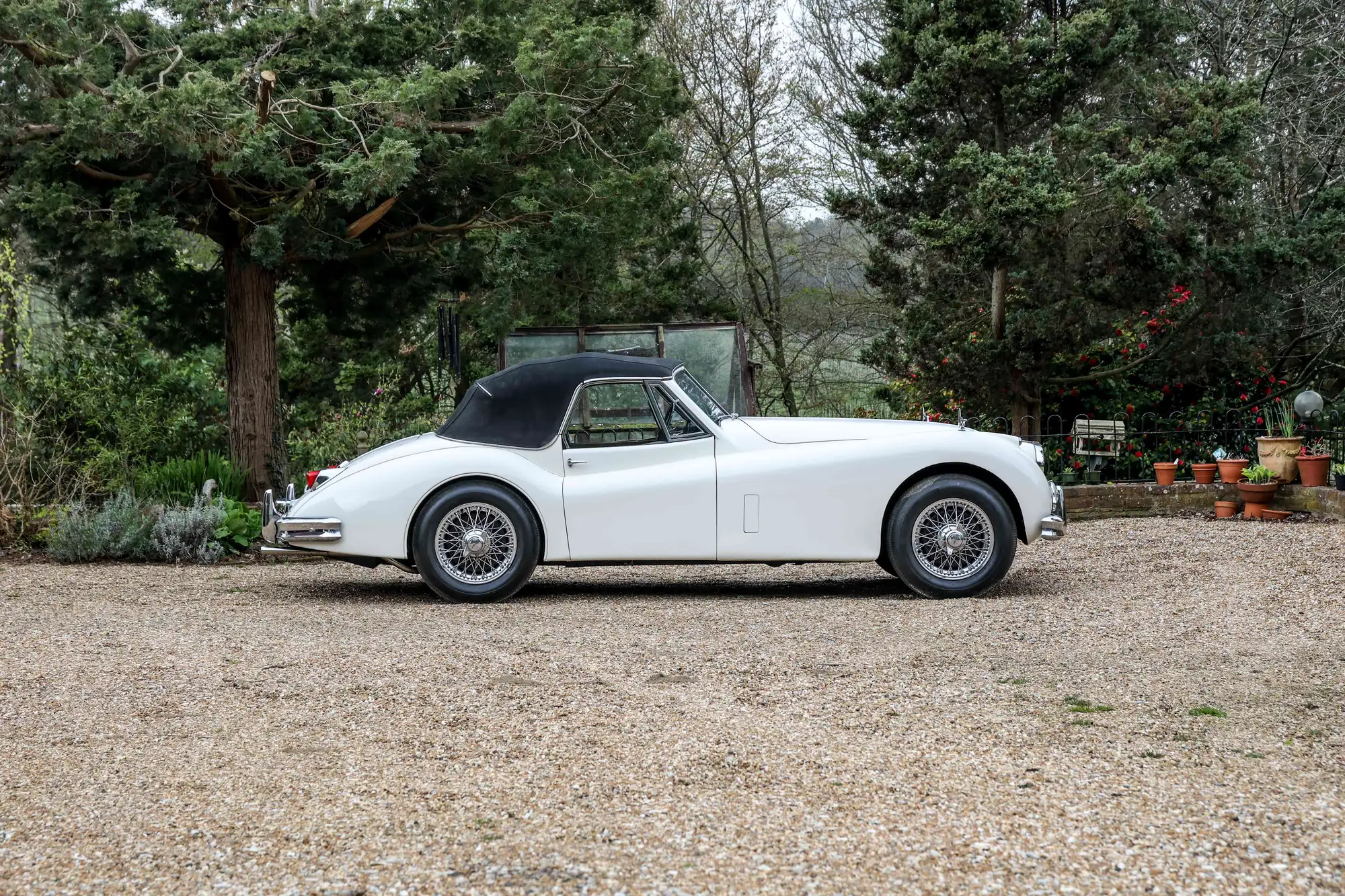 1956 Jaguar XK140 Drophead Coupé - Factory SE & Automatic Tr-Sold
