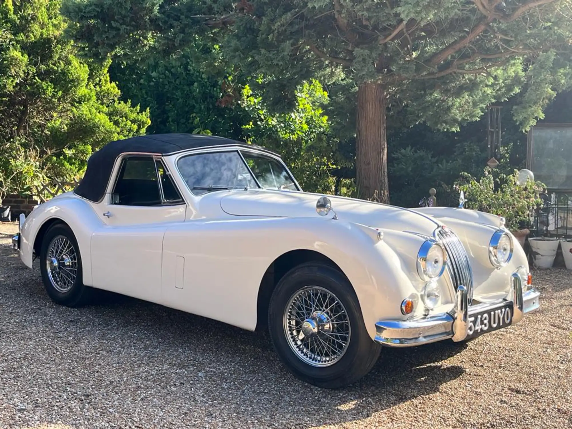 1956 Jaguar XK140 Drophead Coupé - Factory SE & Automatic Tr-Sold