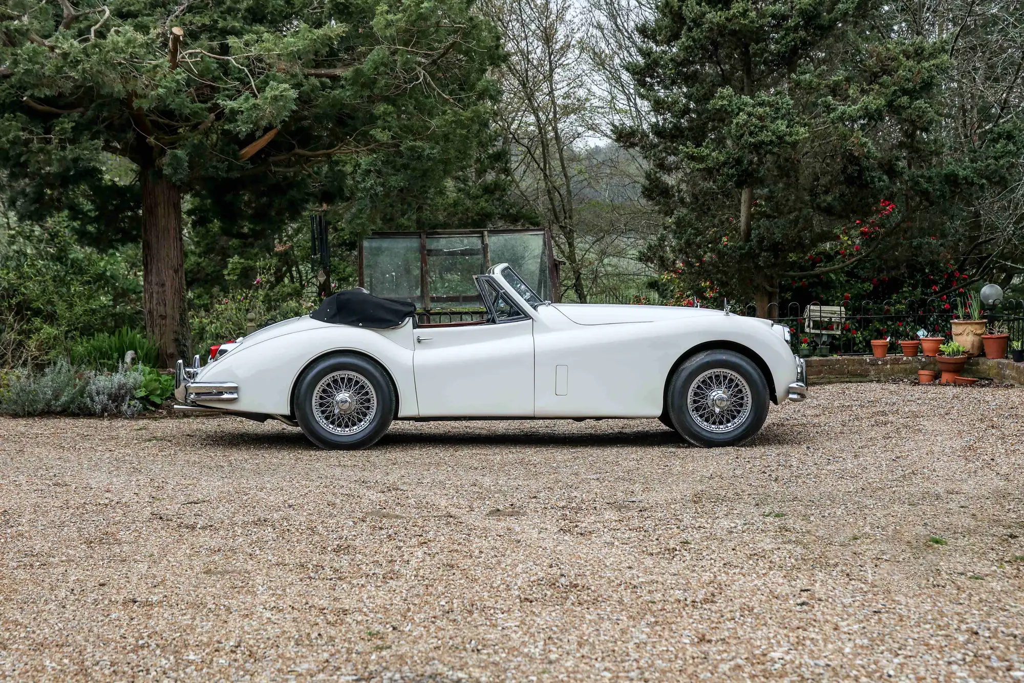 1956 Jaguar XK140 Drophead Coupé - Factory SE & Automatic Tr-Sold