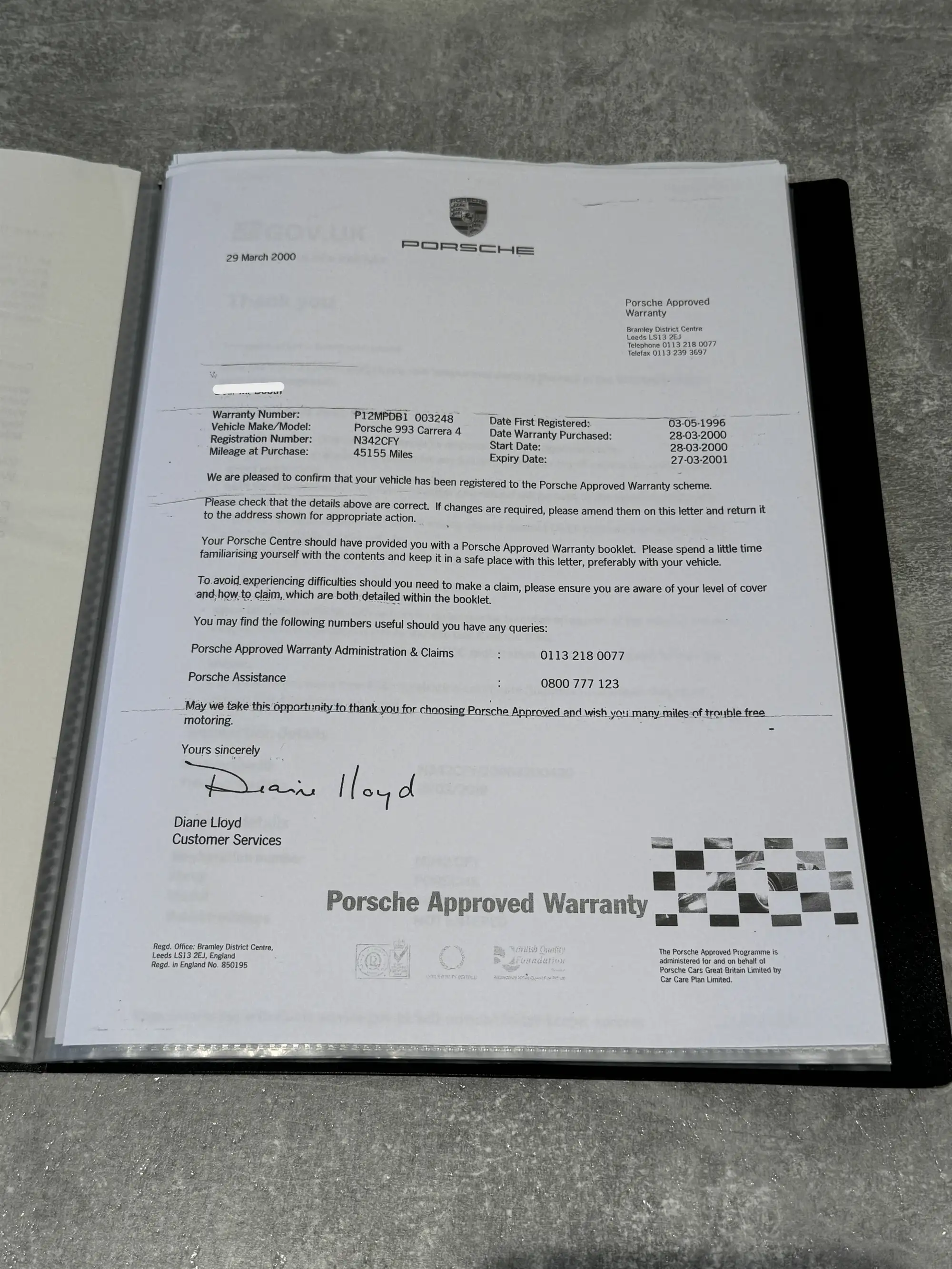 1996 Porsche 993 Carrera 4-Sold