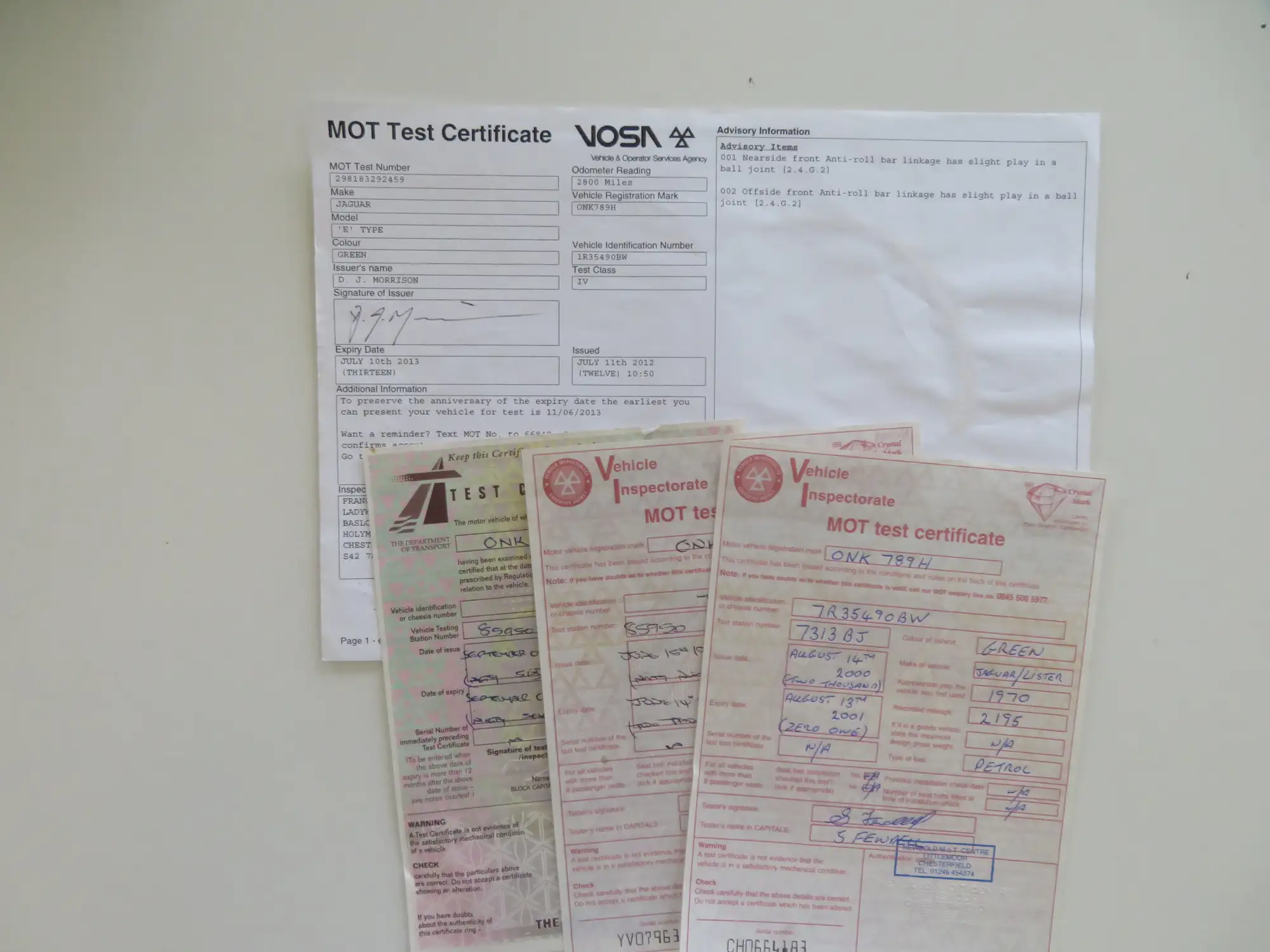 1970/1996 Lister Jaguar 'Knobbly' Evocation-Sold