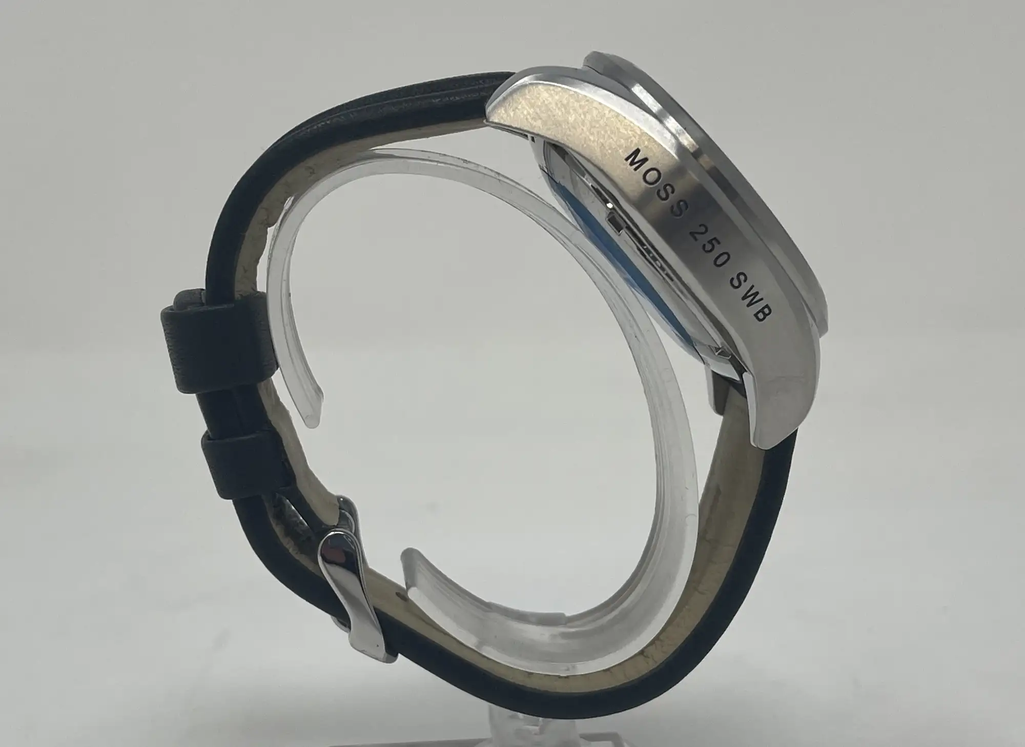 Hand-Signed Stirling Moss Ferrari 250 SWB Quality Chronograp-For Sale