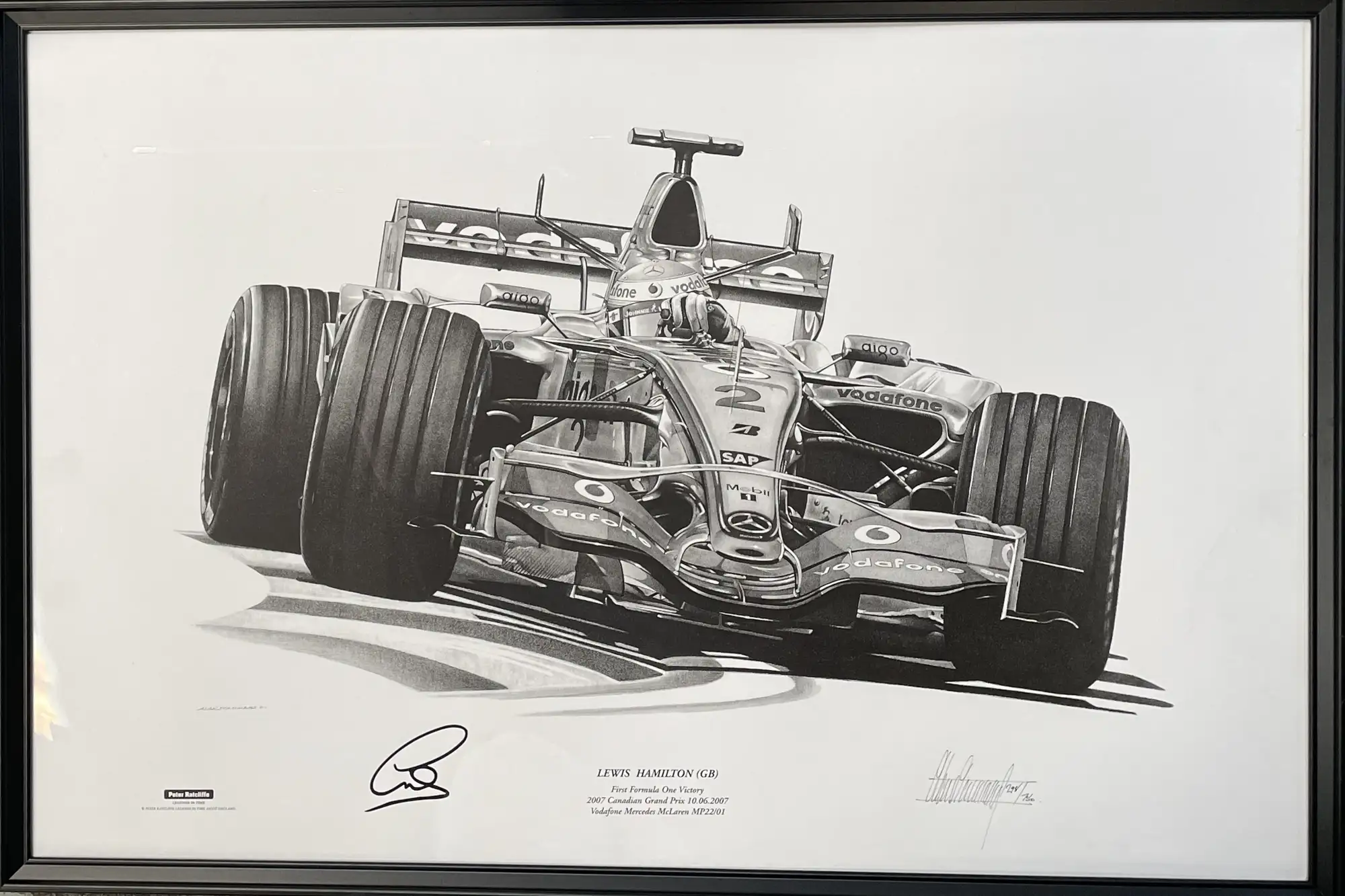 Lewis Hamilton's First Formula 1 Victory-For Sale