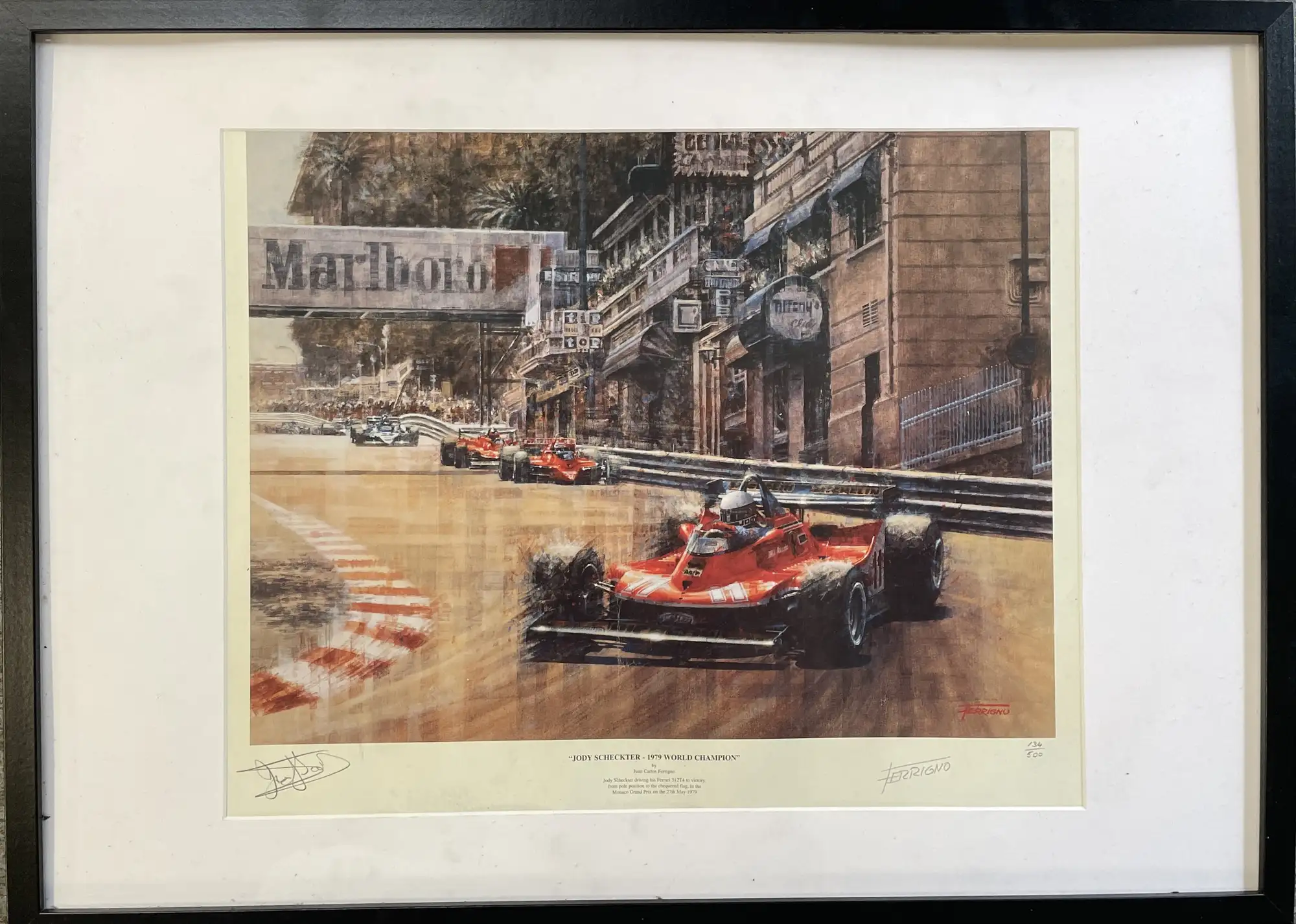 Hand-Signed Print From Carlos Ferrigon Featuring Jody Sheckt-For Sale