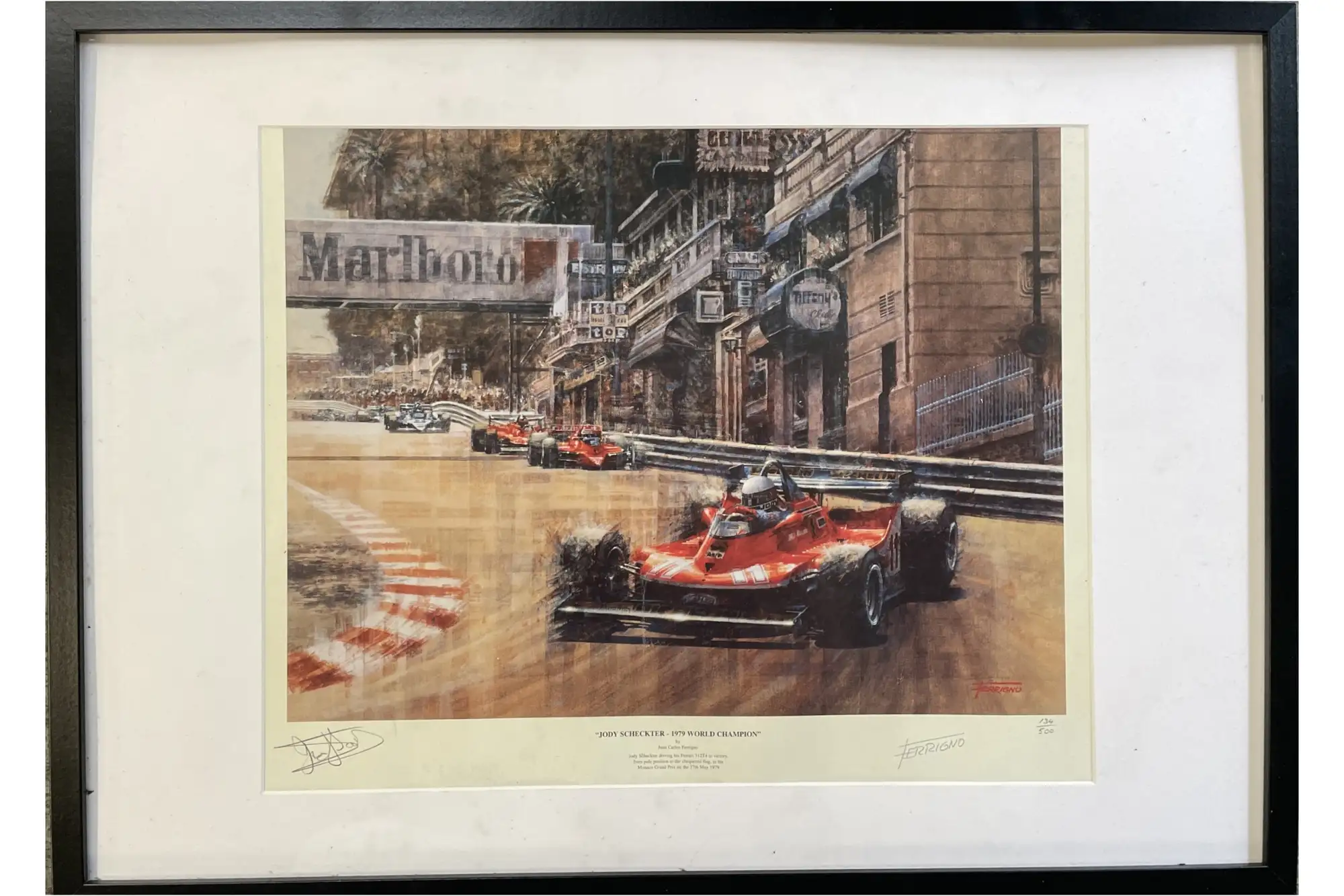 Hand-Signed Print From Carlos Ferrigon Featuring Jody Sheckt-For Sale