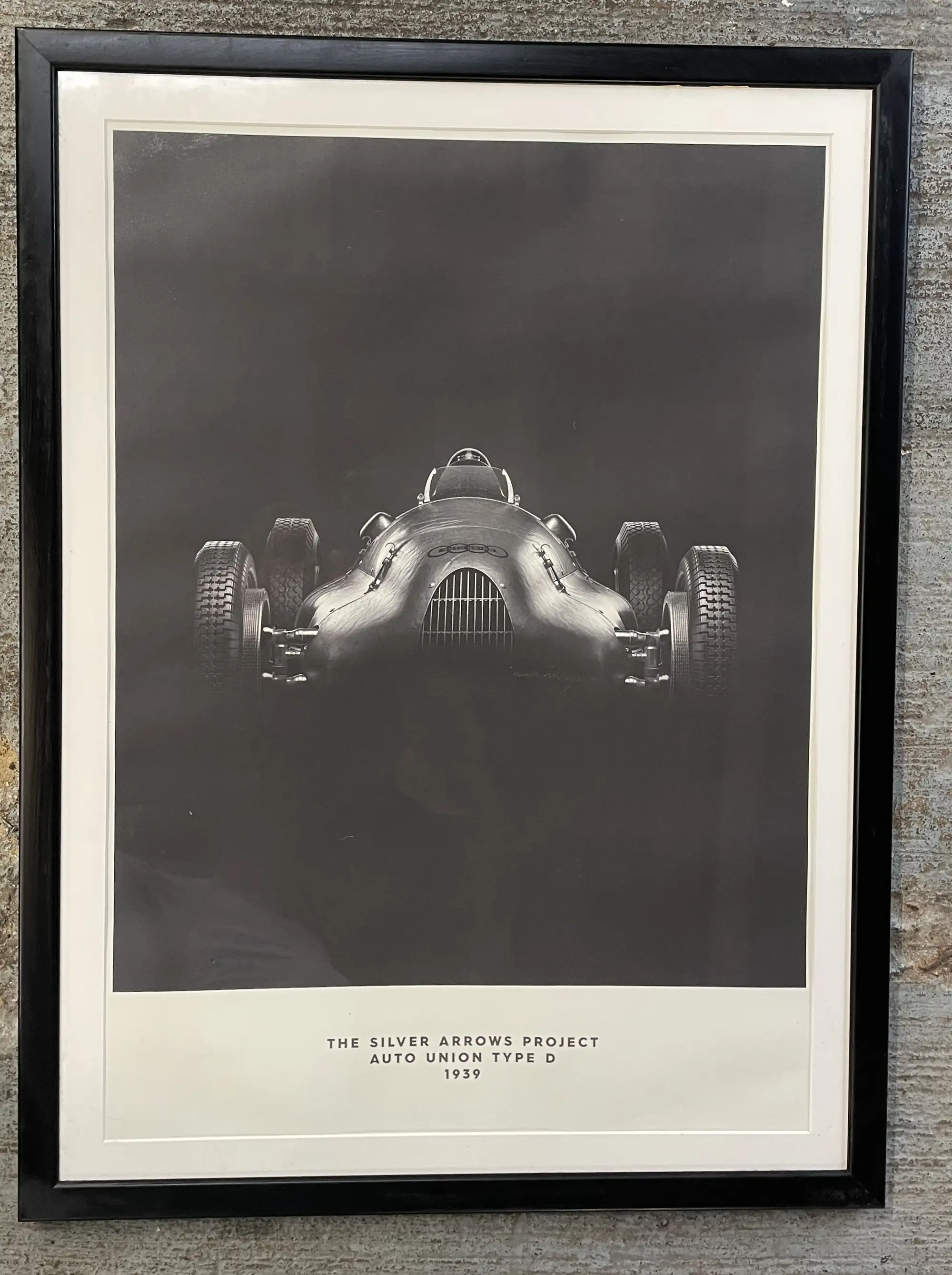 Framed Print of the Sublime Auto Union Type D of 1939-Sold