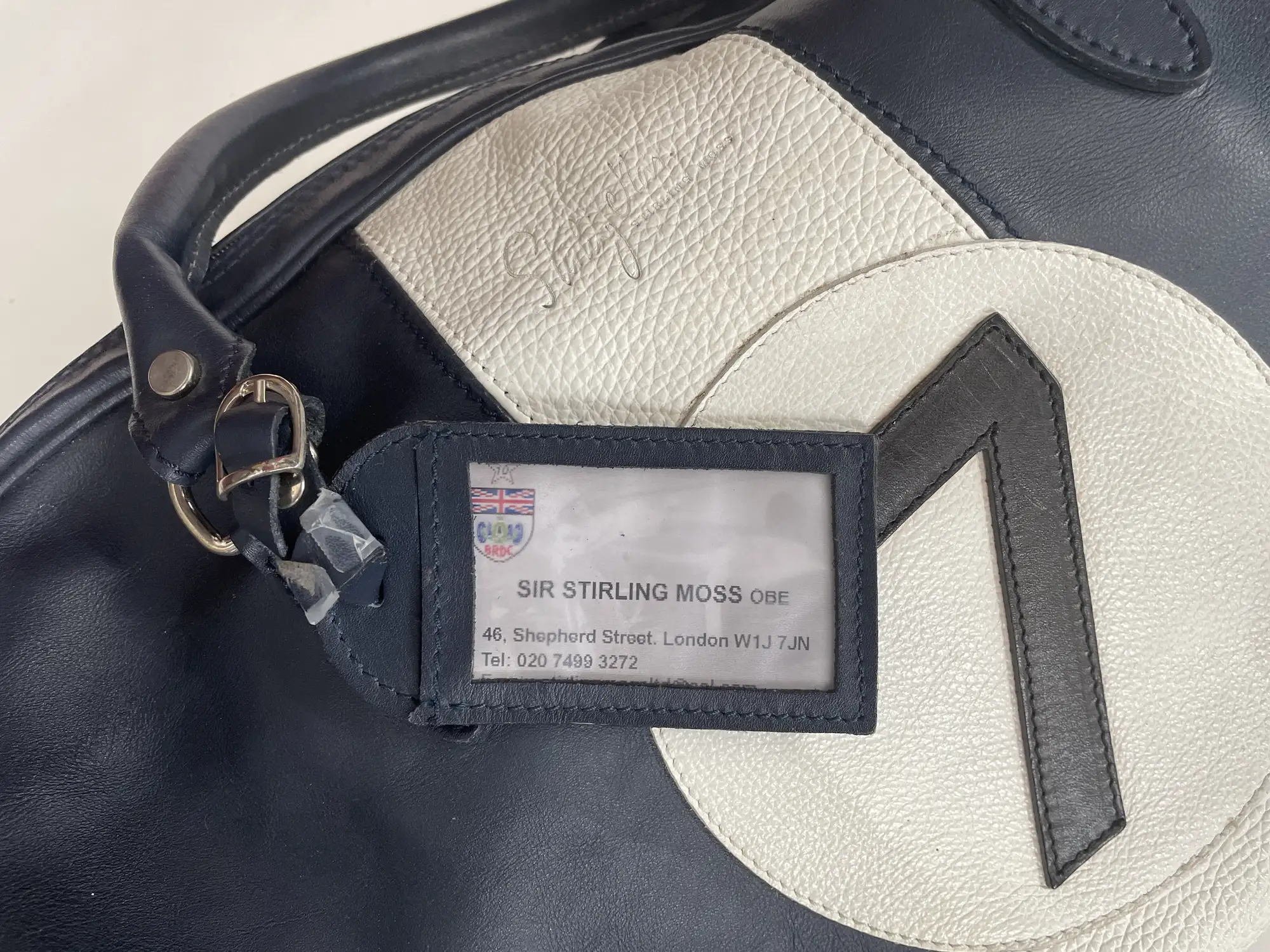 Stirling Moss Leather Race Bag-Sold