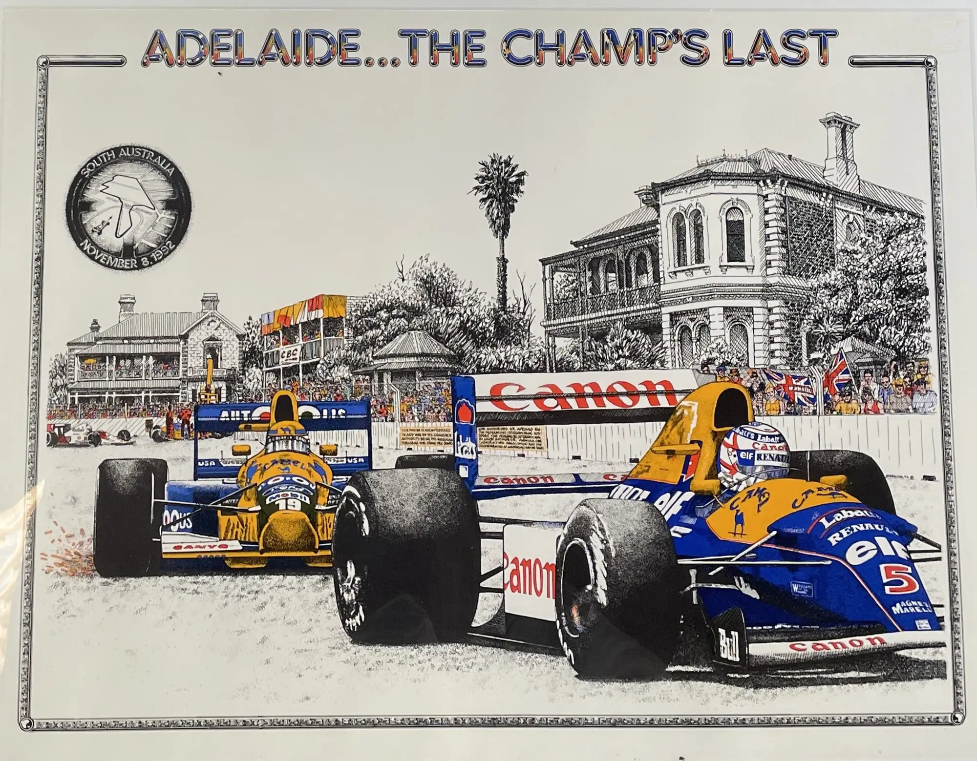 A Very Rare and Complete Set of Seven Posters From the 1993 -Sold