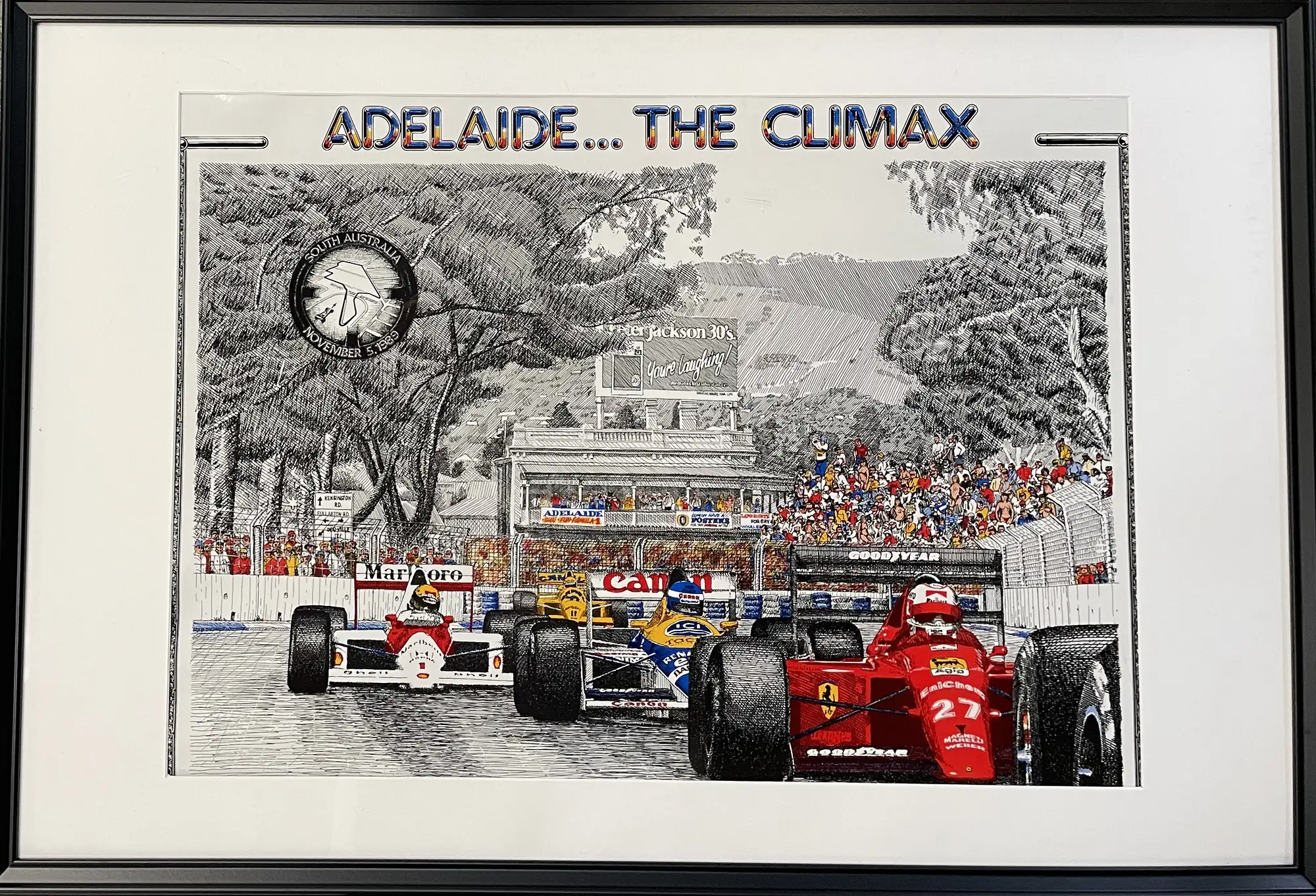 A Very Rare and Complete Set of Seven Posters From the 1993 -Sold