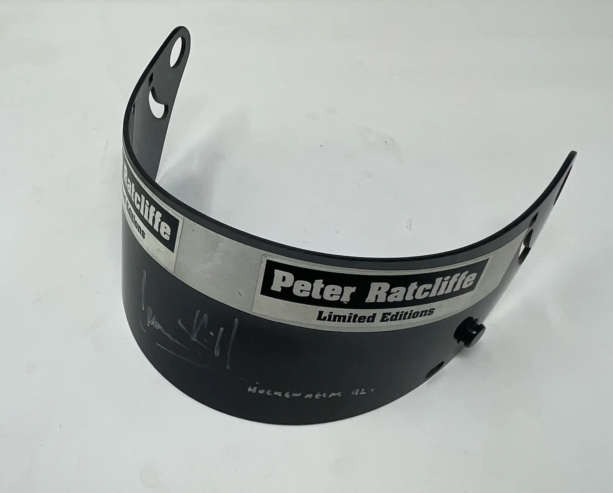 Damon Hill-Signed Race-Worn Visor-Sold