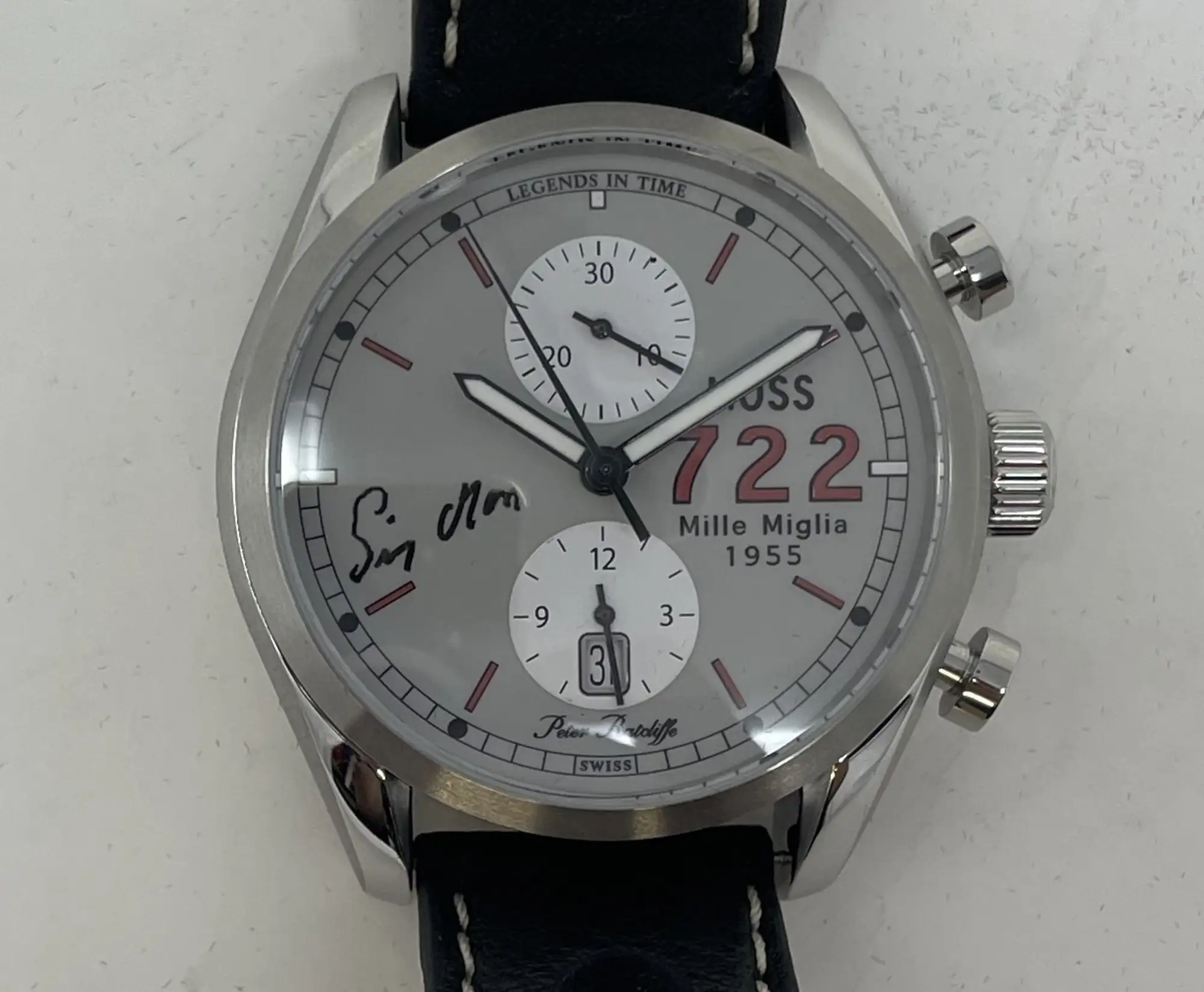 Stirling Moss 722 Chronograph Mille Miglia Mercedes Hand-Sig-Sold
