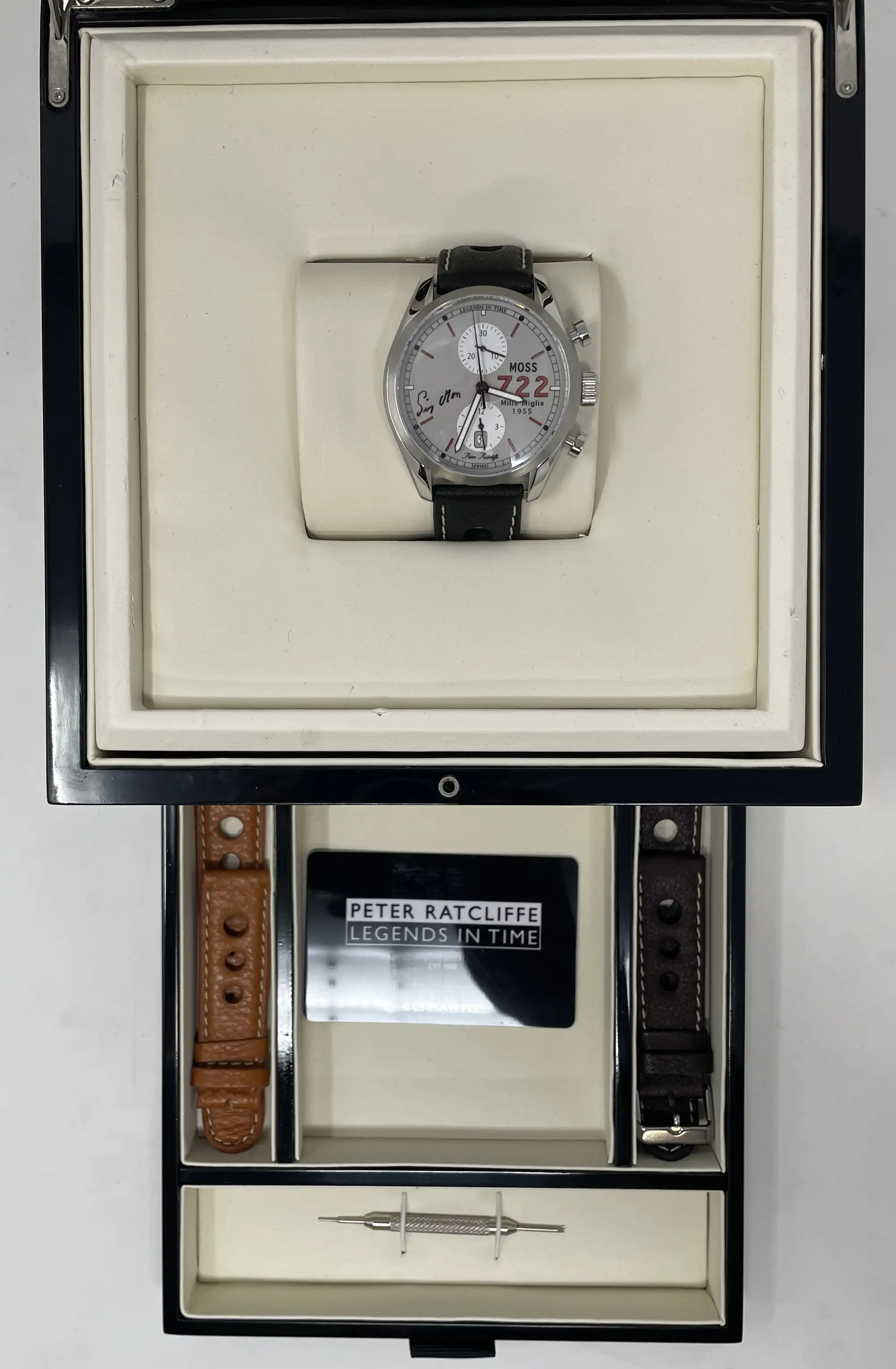 Stirling Moss 722 Chronograph Mille Miglia Mercedes Hand-Sig-Sold