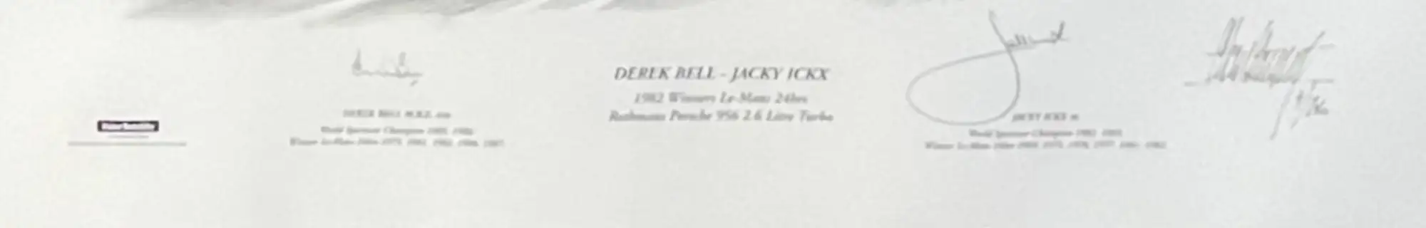 Porsche 956 Le Mans Victory 1982-Sold