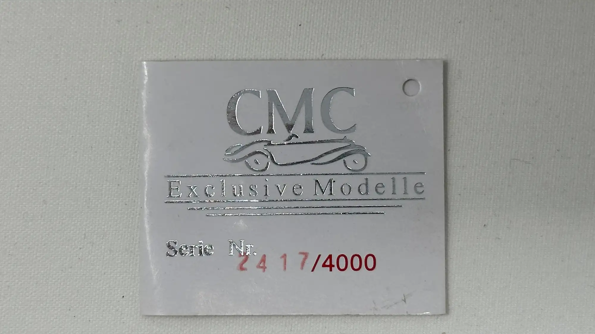 CMC Quality Model of Fangio's Grand Prix-Winning Mercedes-Be-Sold