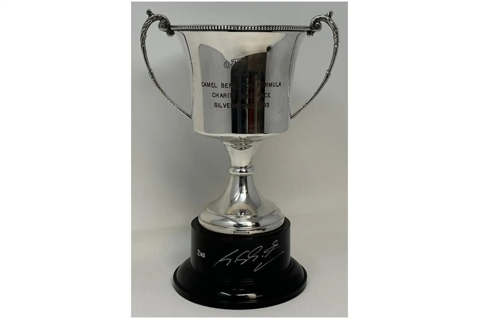 Silver Hallmarked Trophy Signed by Michael Schumacher-Sold