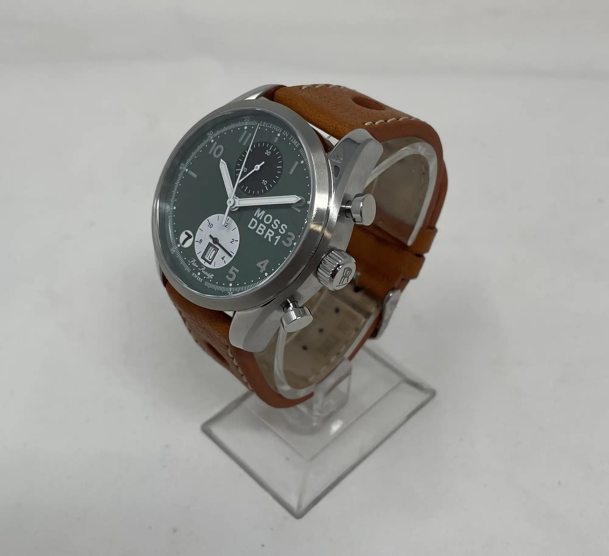 Stirling Moss Aston Martin DBR1 Quality Swiss Chronograph-For Sale