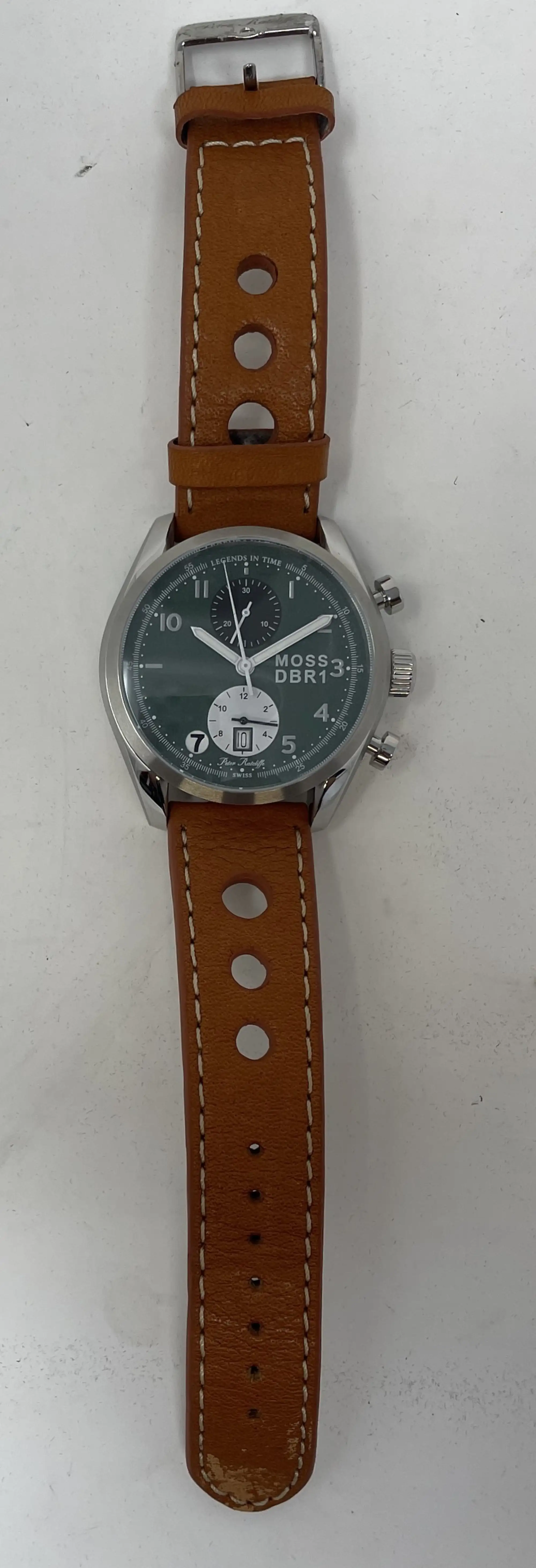 Stirling Moss Aston Martin DBR1 Quality Swiss Chronograph-For Sale