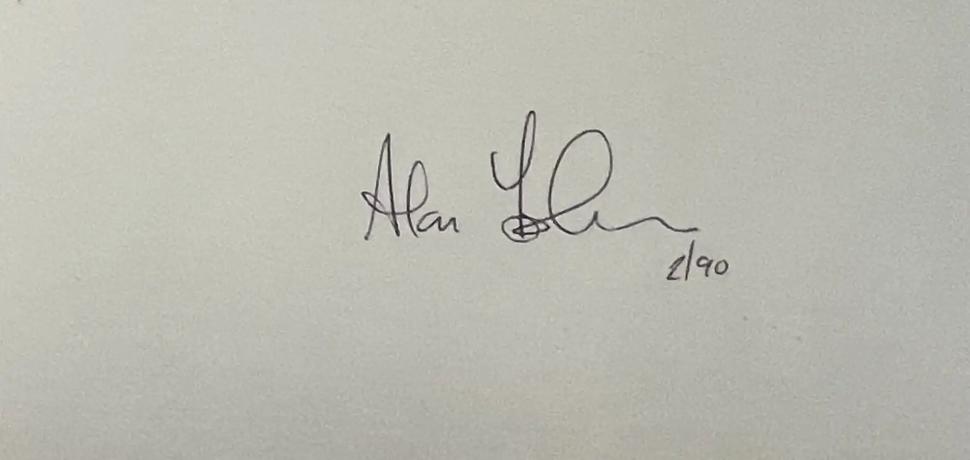 Nigel Mansell Signed Ferrari F640 Watercolour-Sold