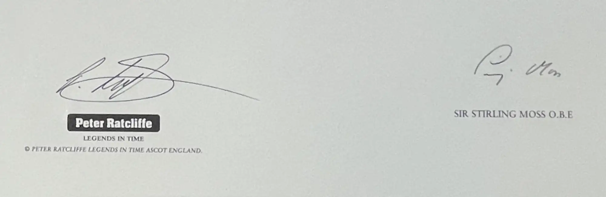 Stirling Moss Victory at Monaco 1961-Sold