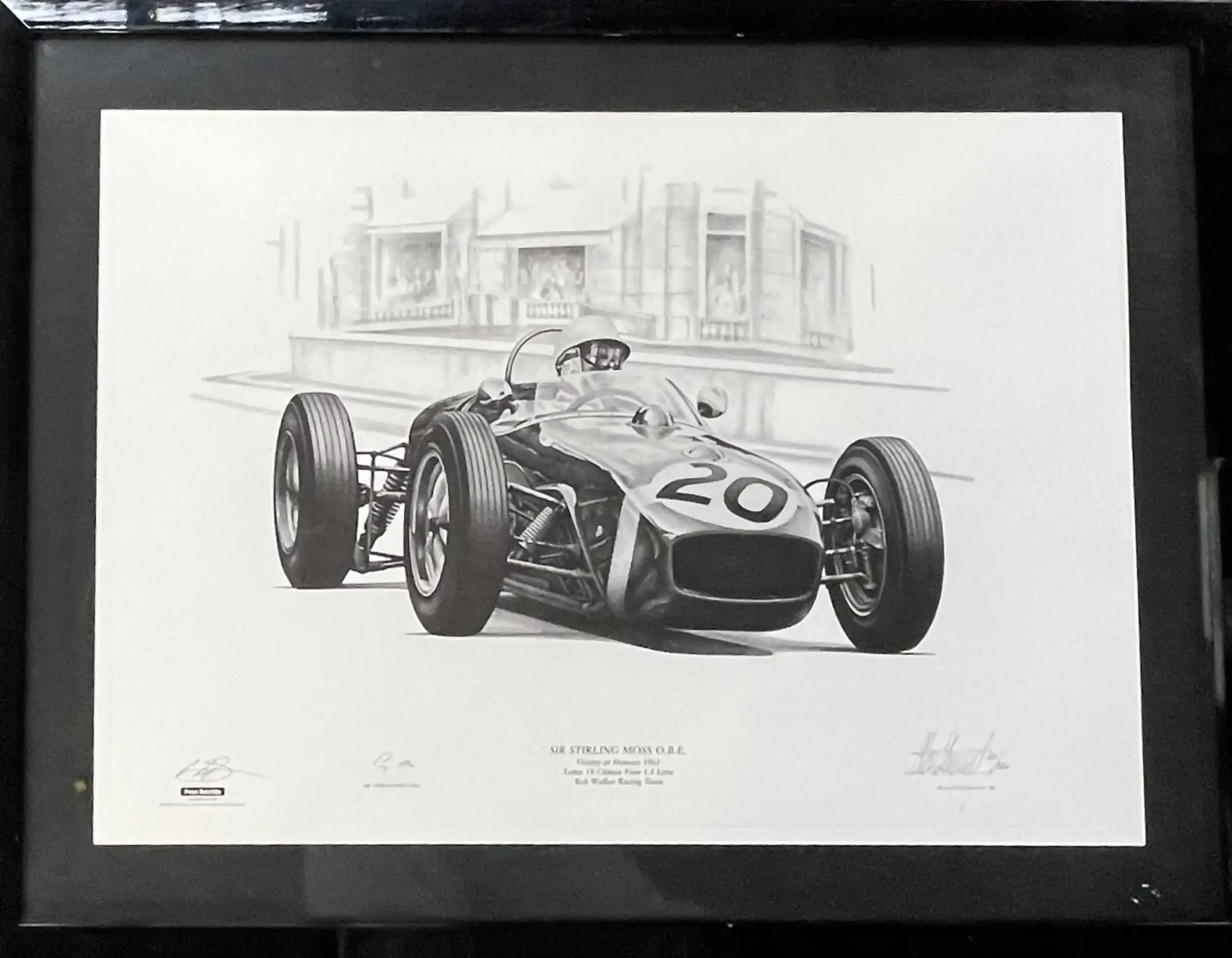 Stirling Moss Victory at Monaco 1961-Sold